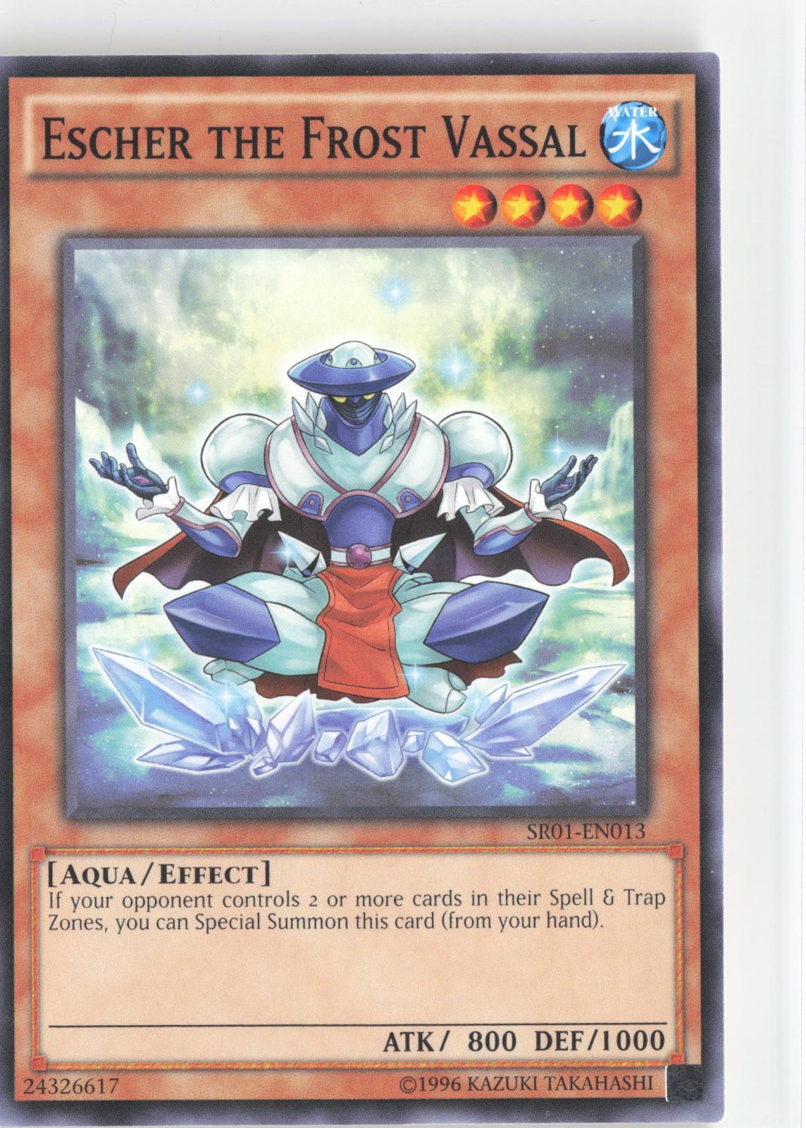 Escher the Frost Vassal SR01-EN013 Structure Deck: Emperor of Darkness Yu-Gi-Oh Unlimited