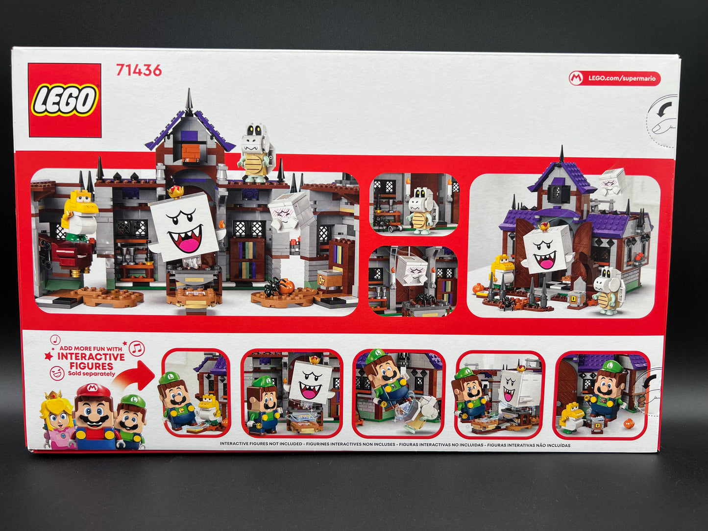 Super Mario King Boo's Haunted Mansion - Building Toy for Kids Ages 8+ - Mario Toy W/ 4 Minifigures - Gift for Boys, Girls, & Gamers - 71436 LEGO Super Mario