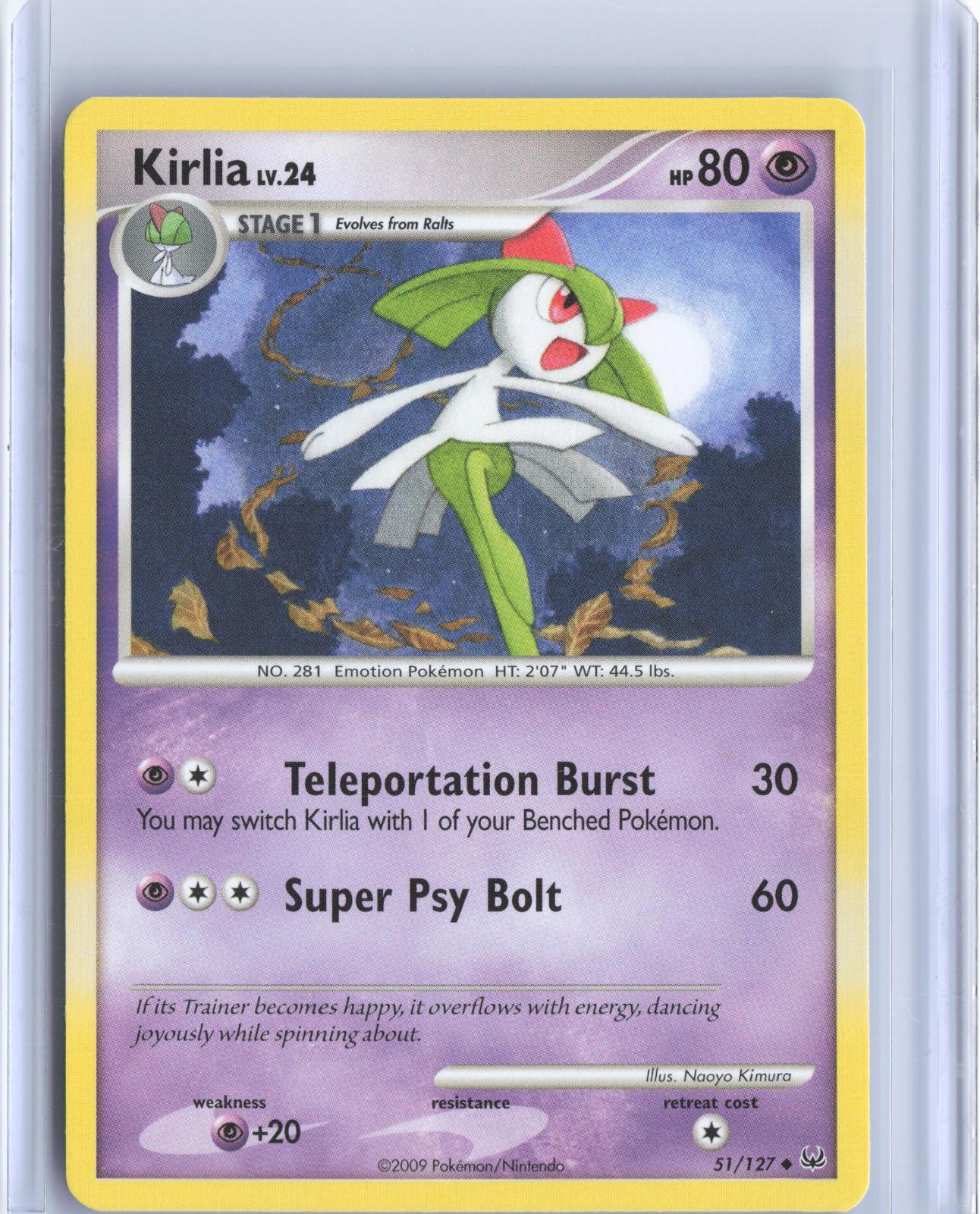 Kirlia 51/127 Uncommon Platinum Pokemon TCG Card
