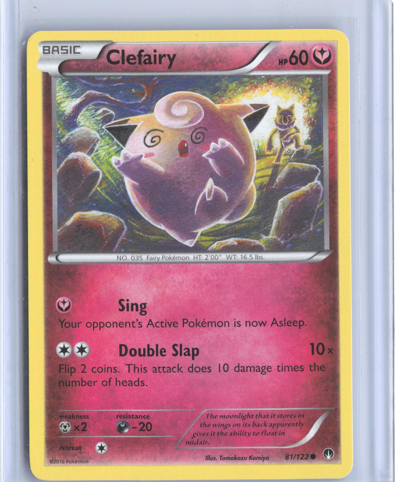 Clefairy 81/122 Common BREAKpoint Pokemon TCG Card