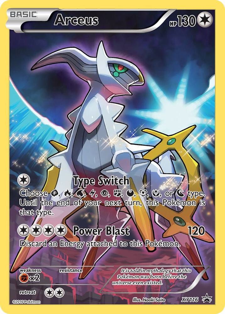 Arceus - XY116 - XY Promos (PR) Pokémon Card TCG