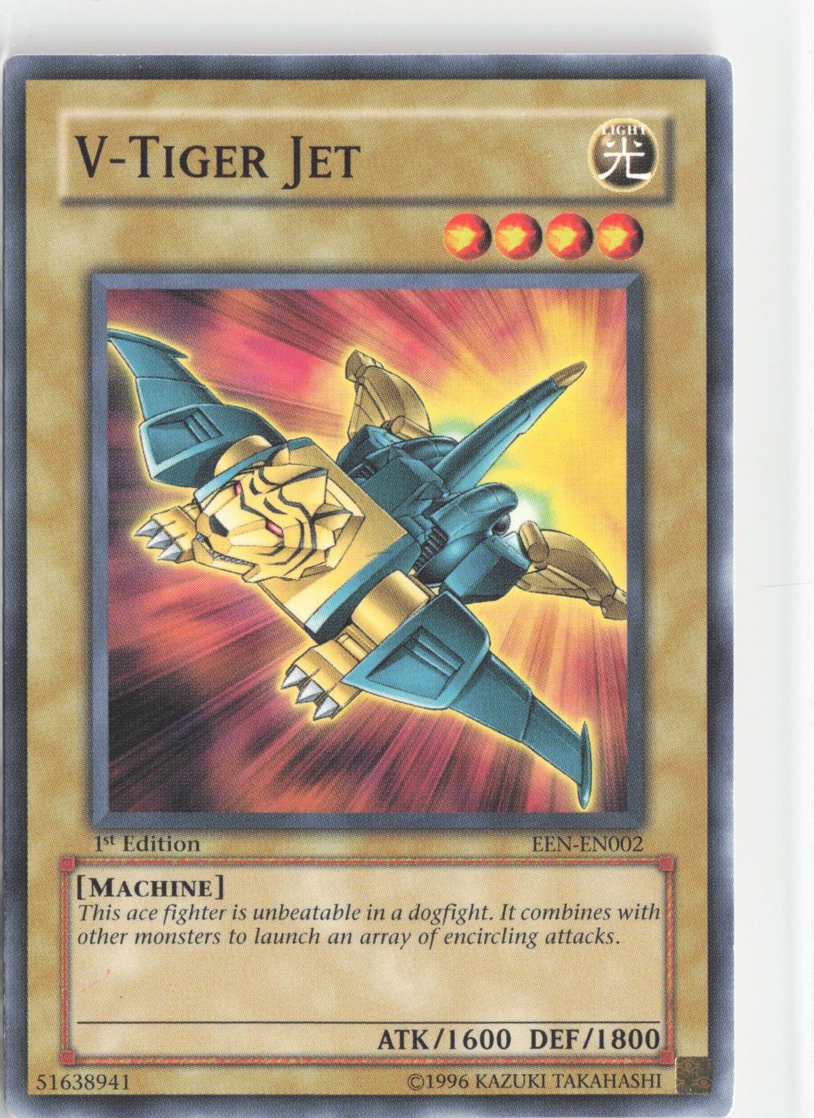 V-Tiger Jet EEN-EN002 Common / Short Print Elemental Energy Yu-Gi-Oh 1st Edition