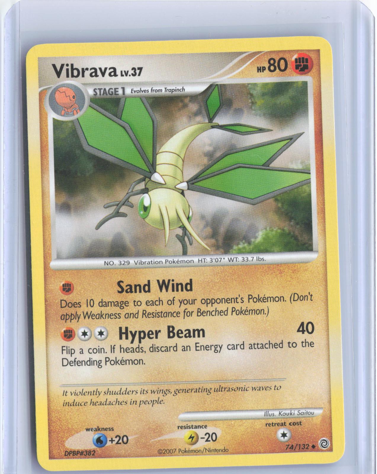 Vibrava 74/132 Uncommon Secret Wonders Pokemon TCG Card