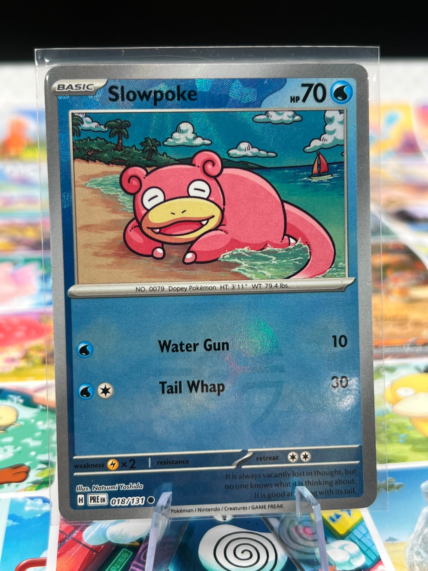 Slowpoke 018/131 (Poke Ball Pattern) - SV: Prismatic Evolutions (PRE) Pokémon Card TCG