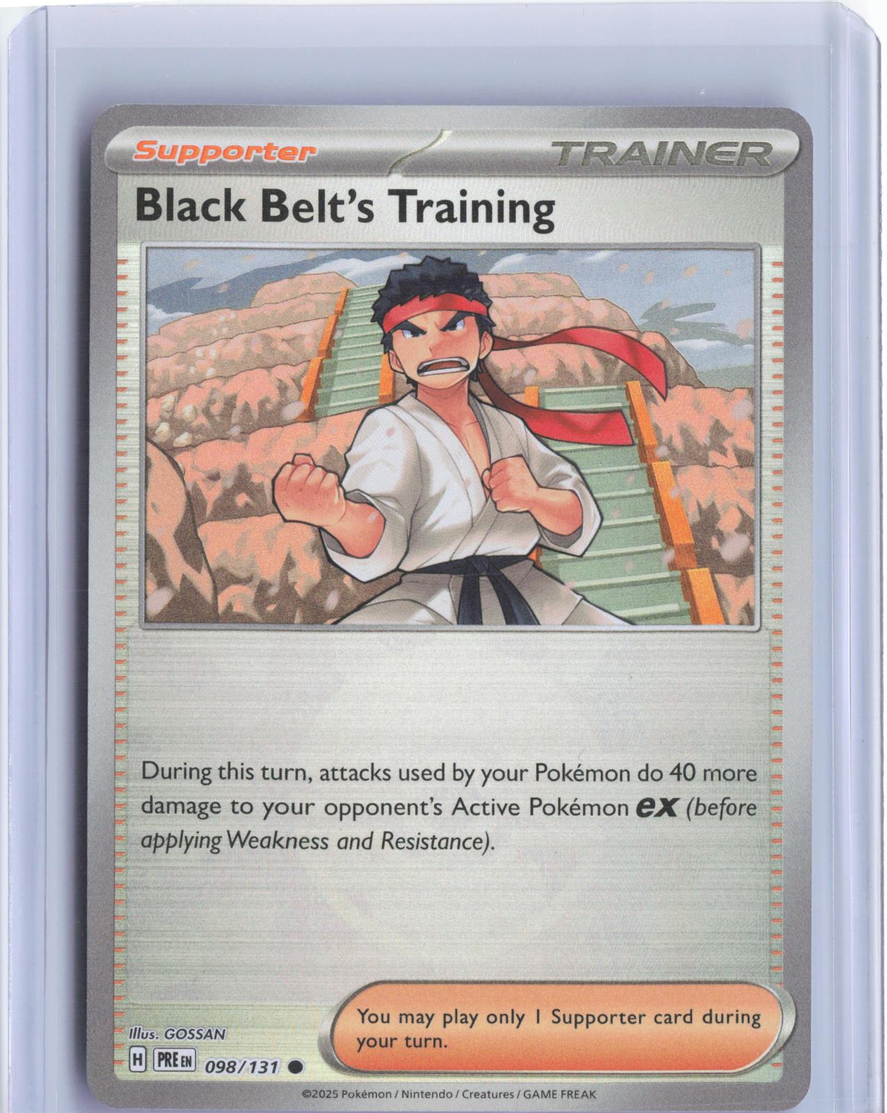 Black Belt's Training (Poke Ball Pattern) 098/131 Holo Prismatic Evolutions