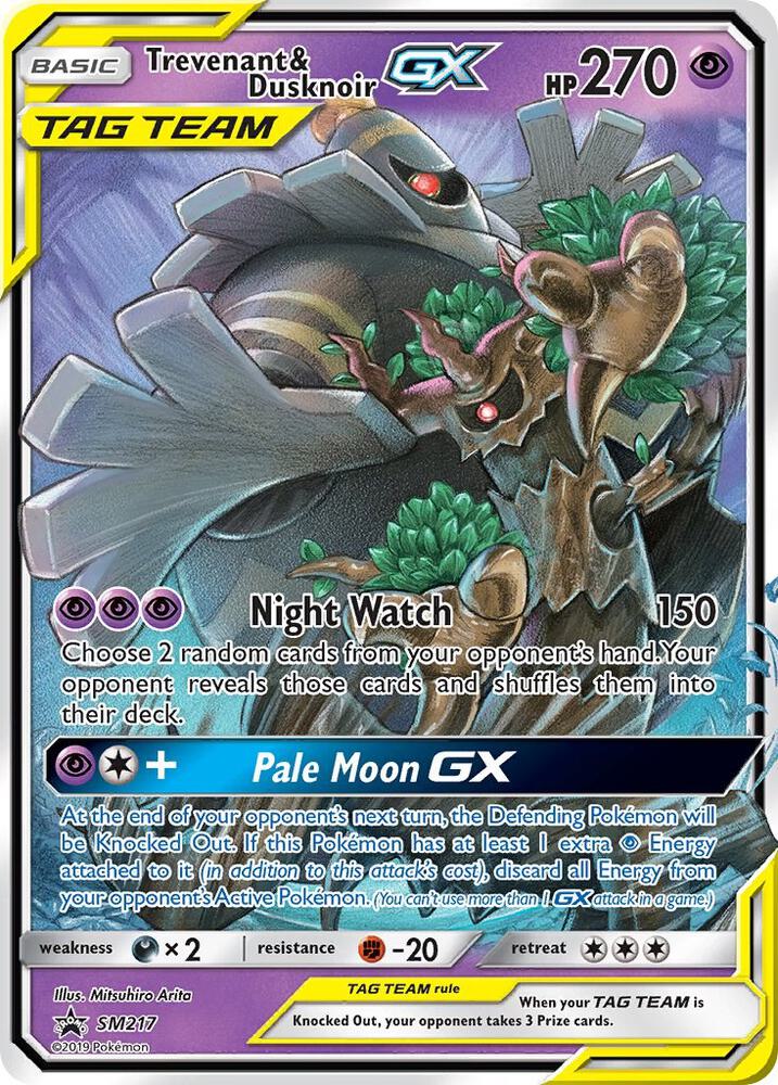 Trevenant & Dusknoir GX - SM217 - SM Promos (SMP) Pokémon Card TCG