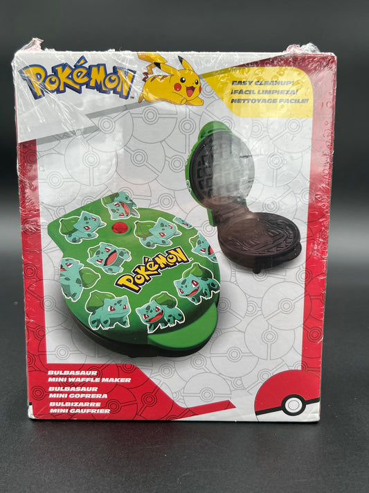 Pokémon Bulbasaur Waffle Maker Uncanny Brands - New In Box