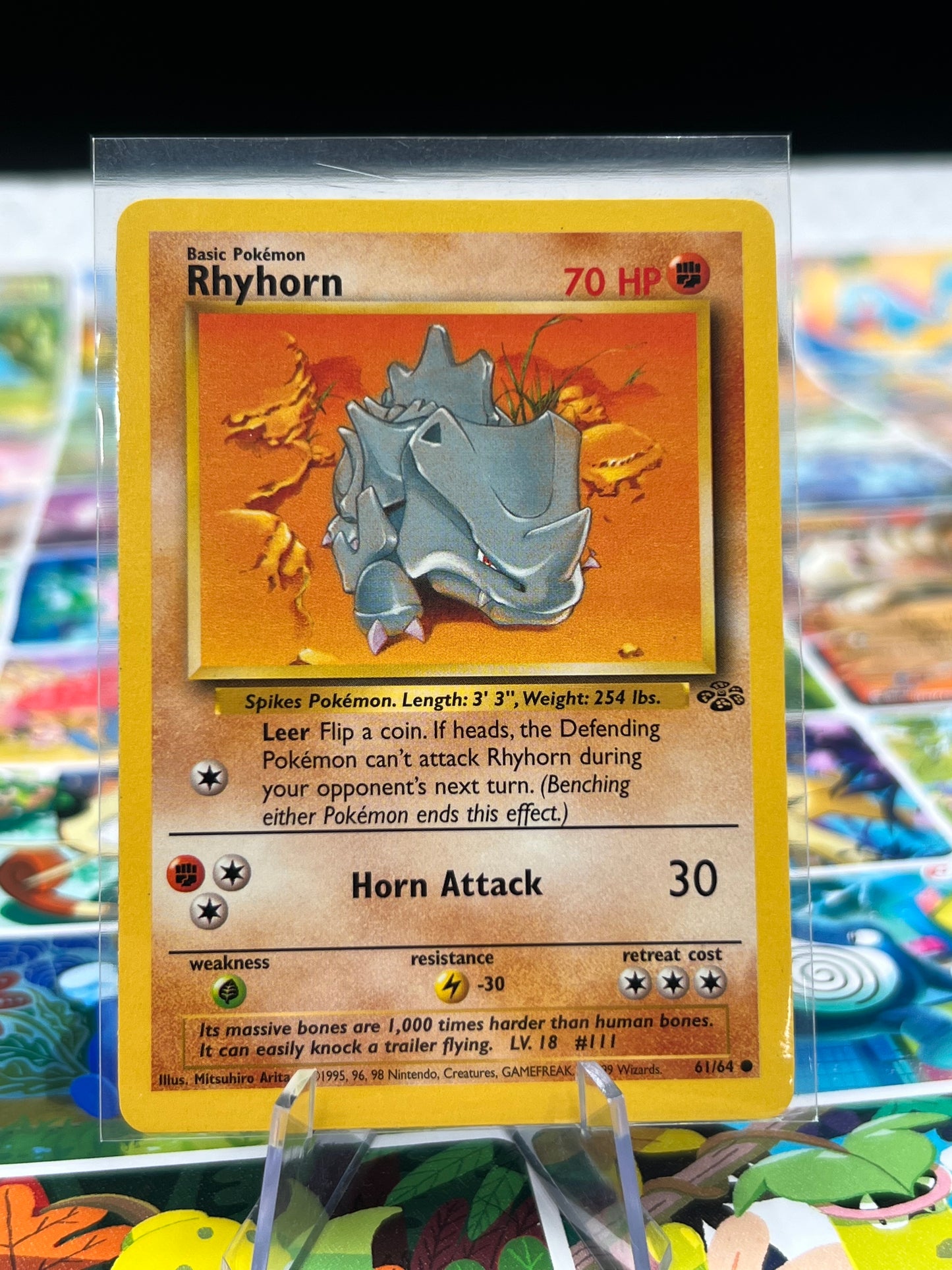 Rhyhorn 61/64 - Jungle (JU) Pokémon Card TCG