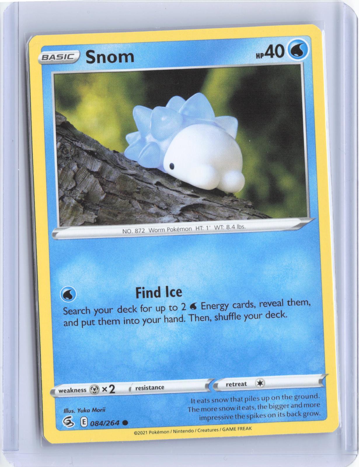 Snom 084/264 Common Fusion Strike Pokemon TCG Card