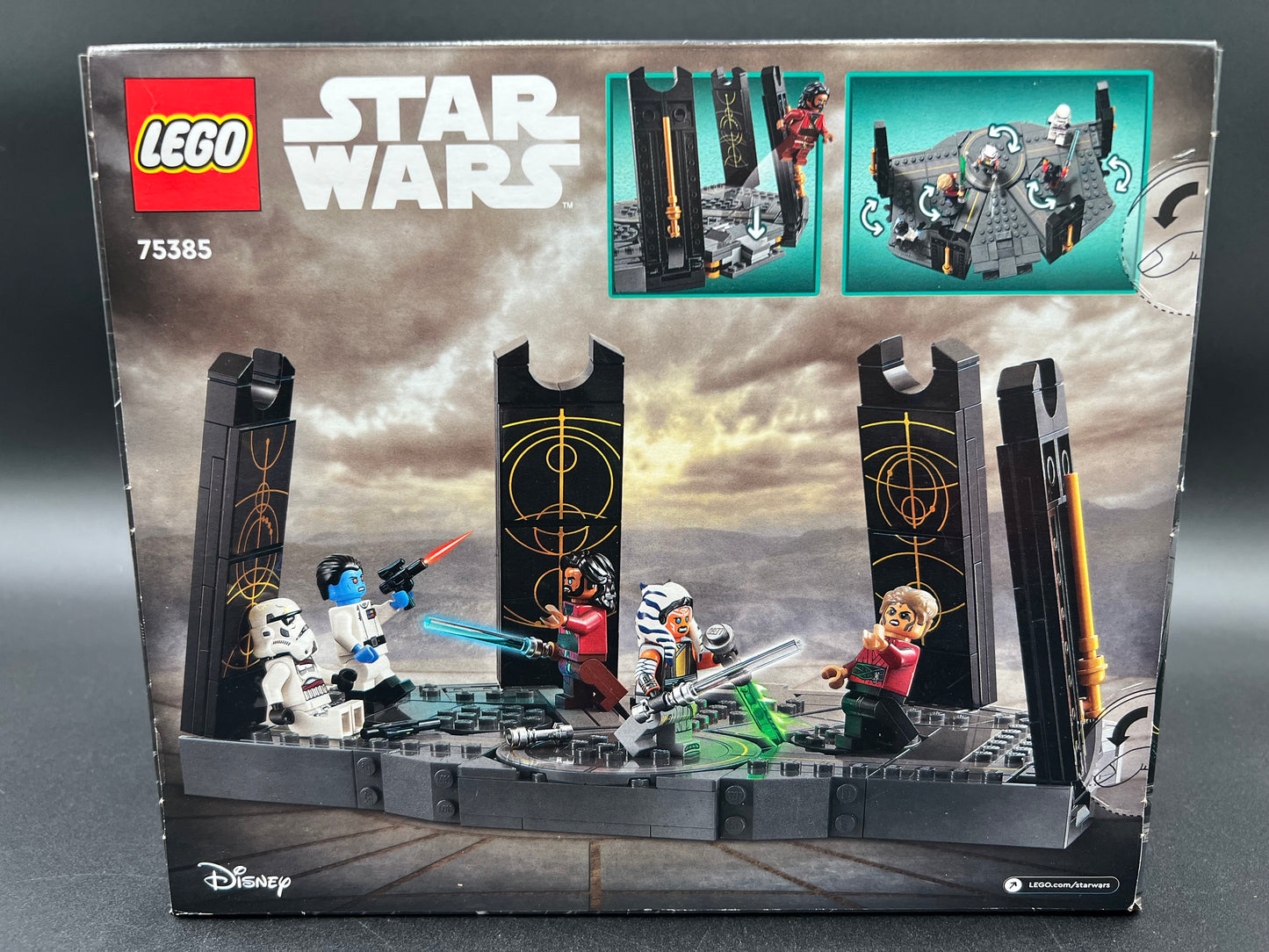 Ahsoka Tano’s Duel on Peridea Building Toy for Kids, Collectible Toy with 5 Star Wars Minifigures Including Grand Admiral Thrawn & Ahsoka, Fun Gift for 8 Year Old Boys & Girls, LEGO Star Wars 75385