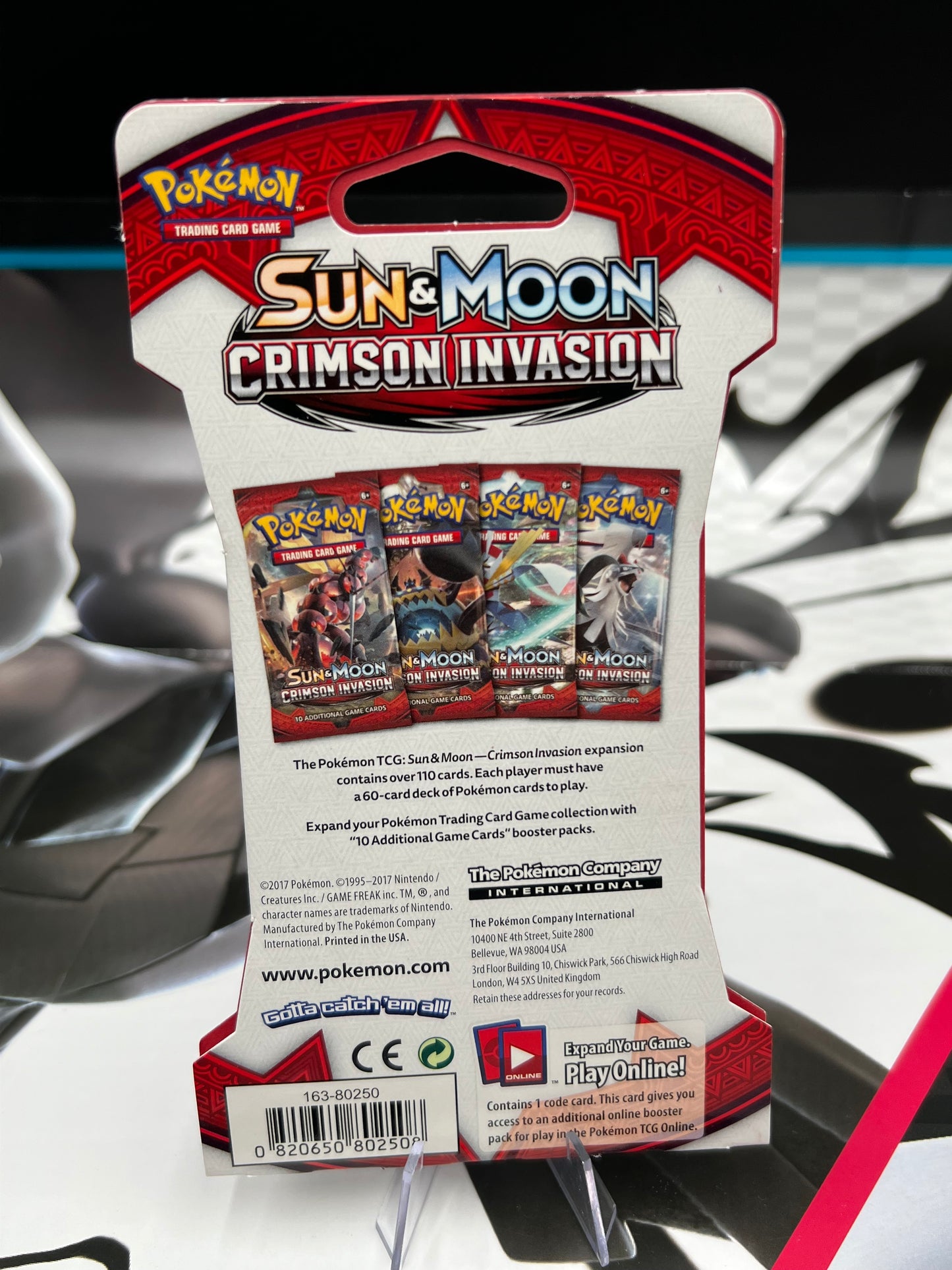 Crimson Invasion Sleeved Booster Pack - SM - Crimson Invasion (SM04) Pokémon TCG