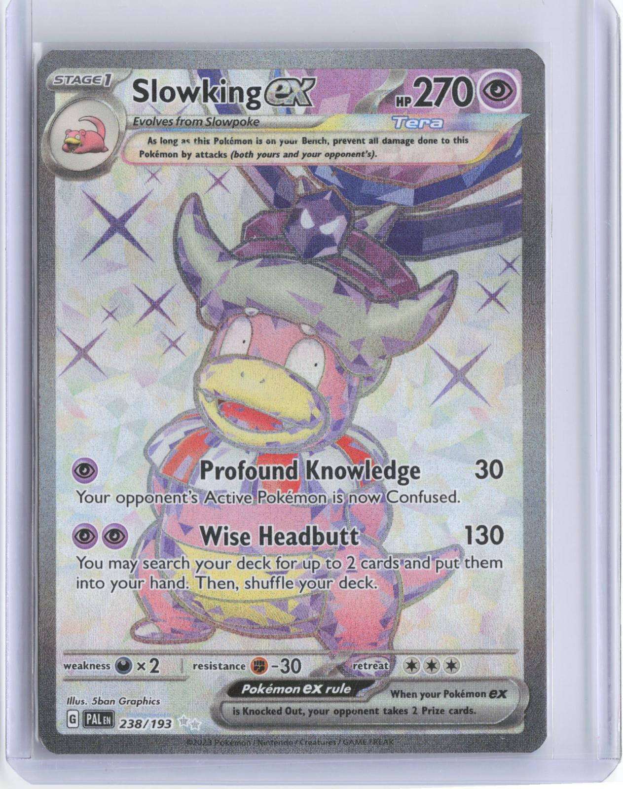 Slowking ex 238/193 Ultra Rare Paldea Evolved Pokemon Holo