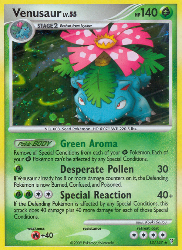 Venusaur 13/147 Holo Rare Supreme Victors Pokemon