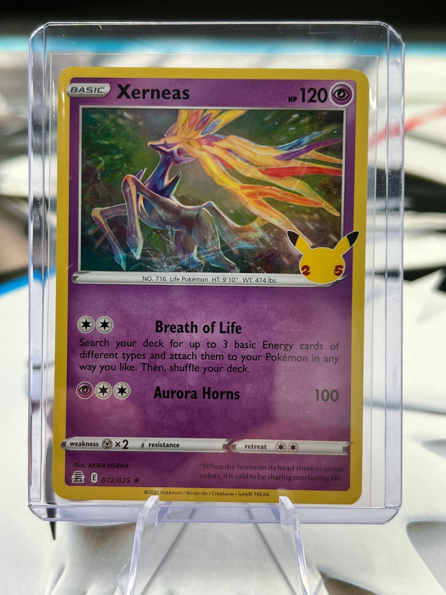 Xerneas 012/025 - Celebrations (CLB) Pokémon TCG