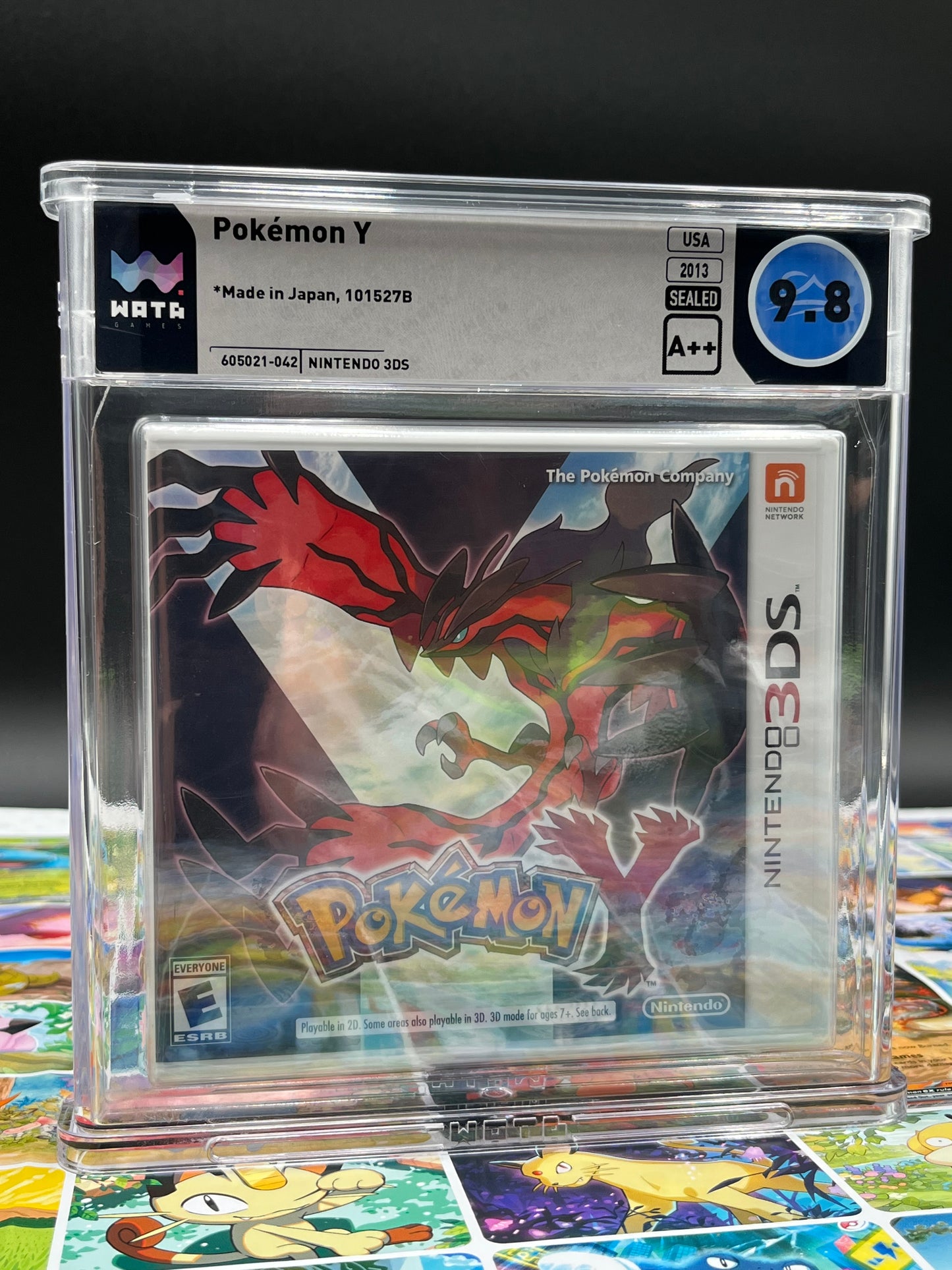 WATA 9.8 Pokémon Y for the 3DS Nintendo 2013