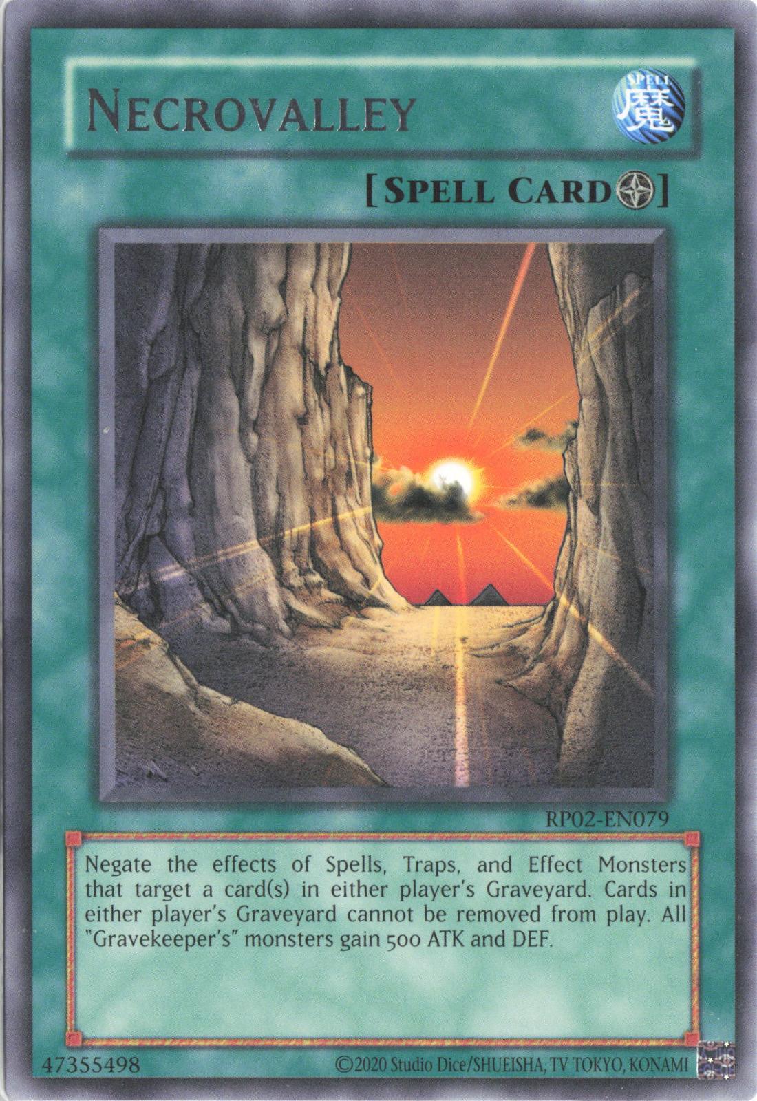 Necrovalley RP02-EN079 Rare Retro Pack 2 Yu-Gi-Oh Unlimited