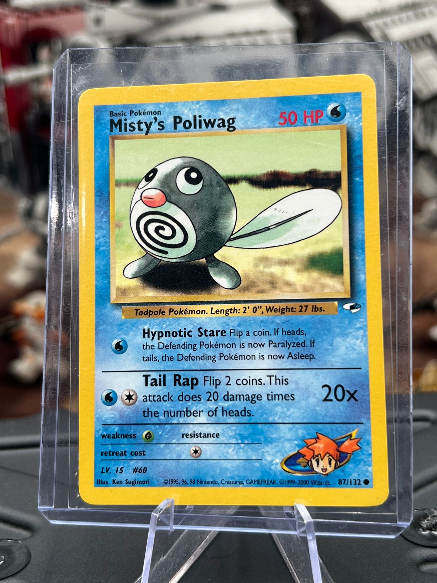 Misty's Poliwag 87/132 - Gym Heroes (G1) Unlimited Pokémon TCG WOTC