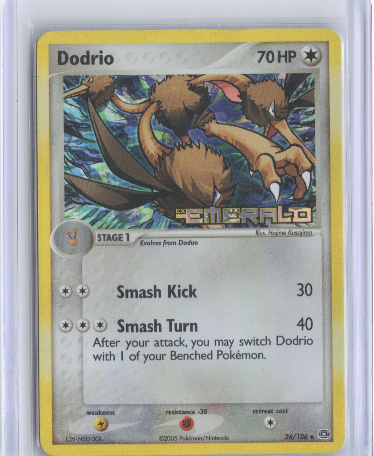 Dodrio 26/106 Uncommon Emerald Pokemon Reverse Holo TCG Card