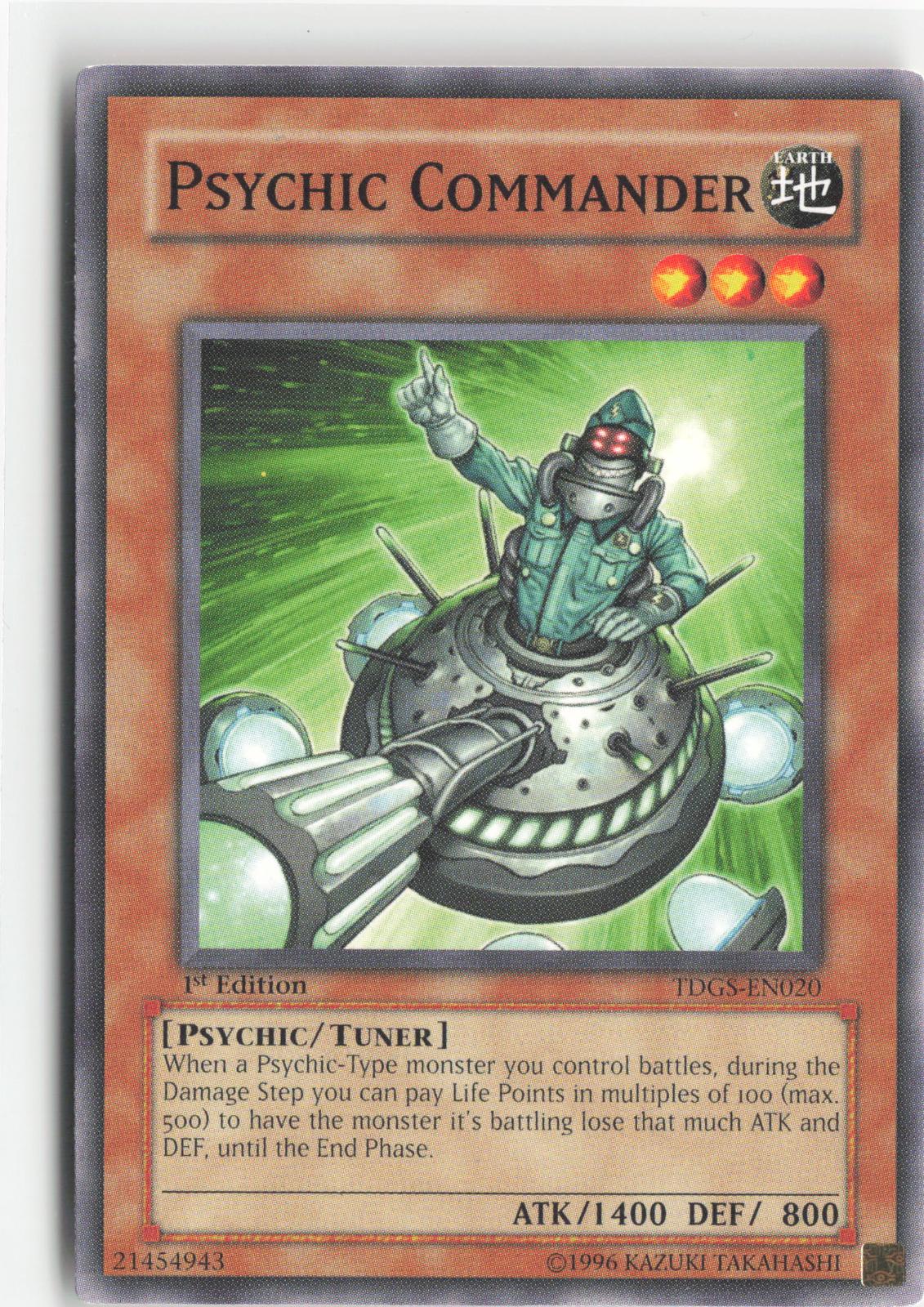 Psychic Commander TDGS-EN020 The Duelist Genesis Yu-Gi-Oh 1st Edition