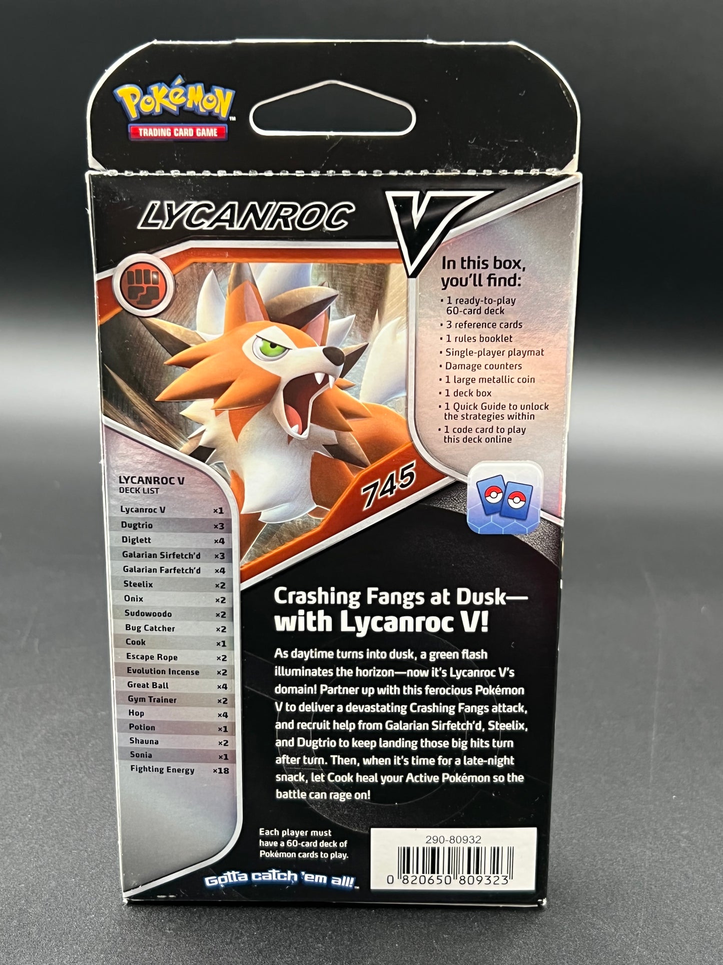 Pokemon TCG: Lycanroc V Battle Deck