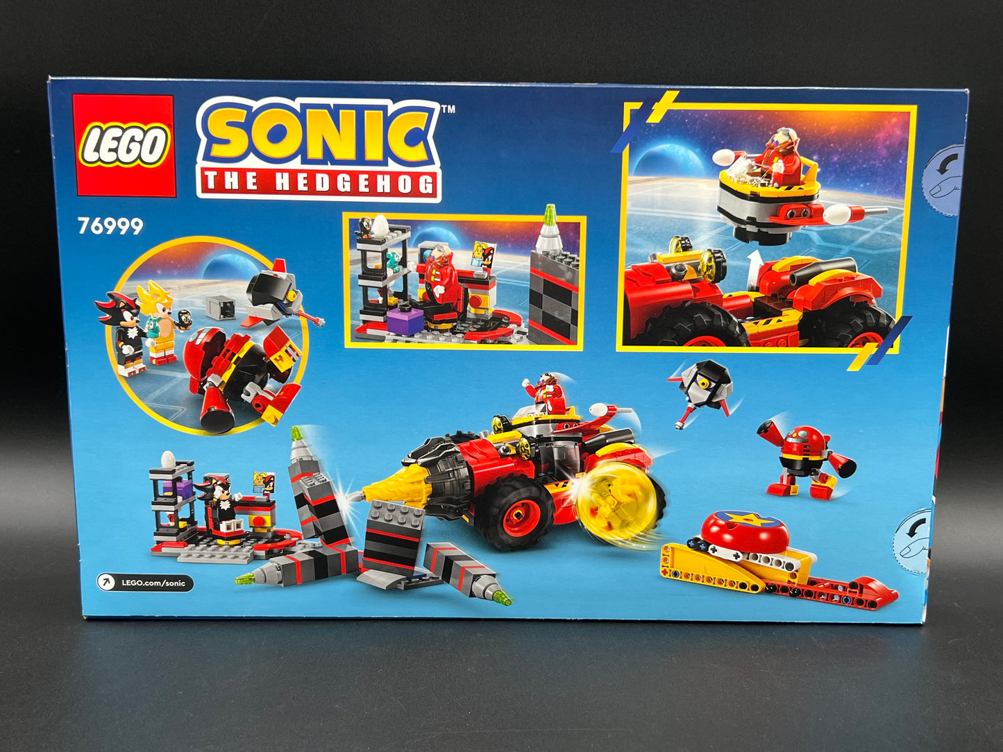 Sonic The Hedgehog: Super Sonic vs. Egg Drillster Gaming Toy with Shadow and Dr. Eggman, Super Sonic Toy Building Set for Boys and Girls Ages 8 and Up, 76999 LEGO Sonic