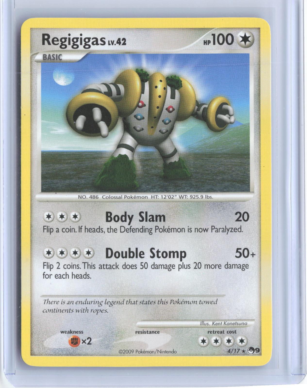 Regigigas 4/17 Rare POP Series 9 Pokemon