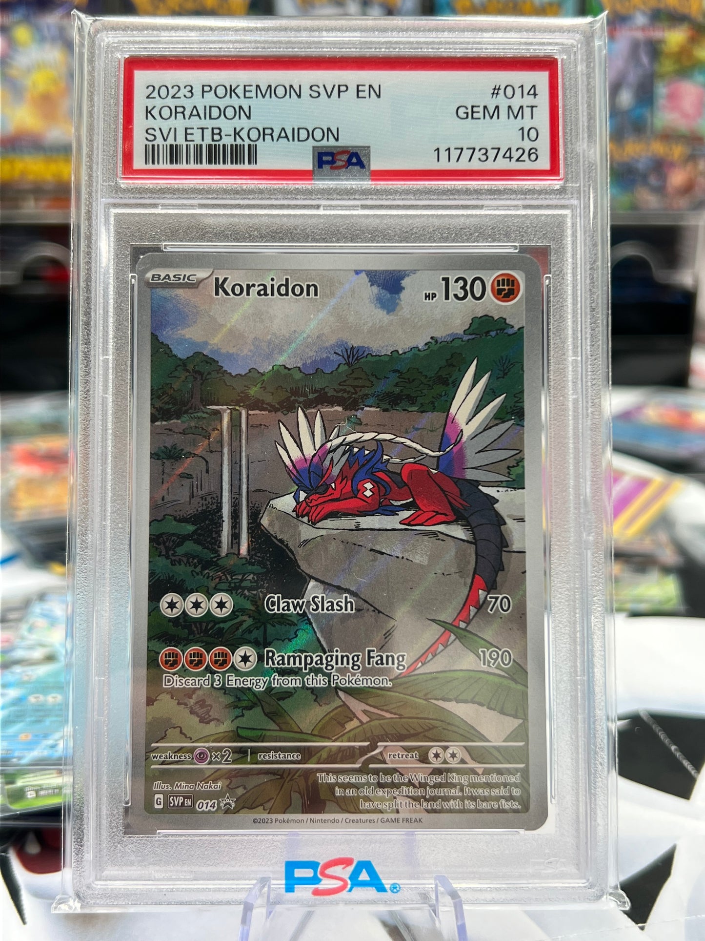 PSA 10 Koraidon - 014 - SV: Scarlet & Violet Promo Cards (SVP) Pokémon TCG
