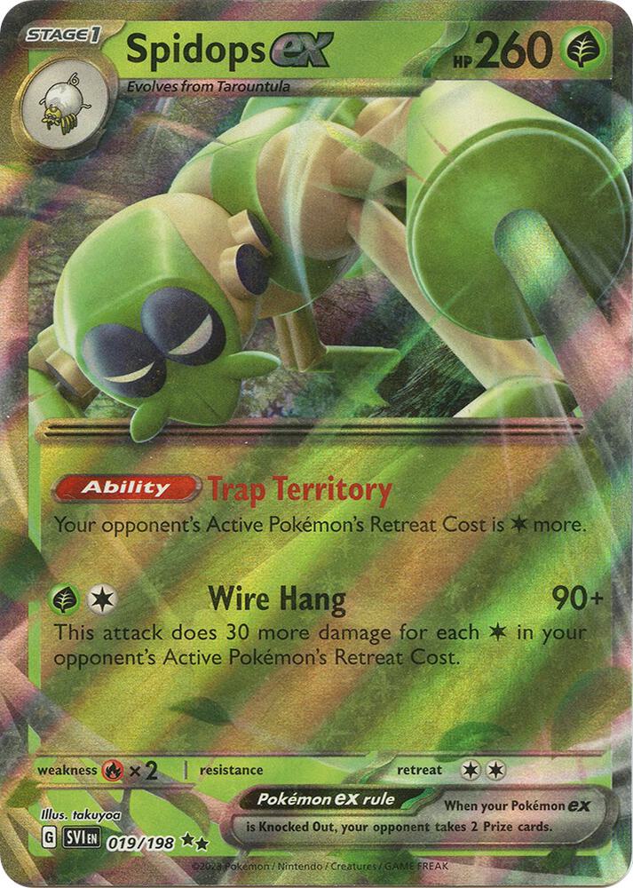 Spidops ex - 019/198 - SV01: Scarlet & Violet Base Set (SVI) Pokemon TCG