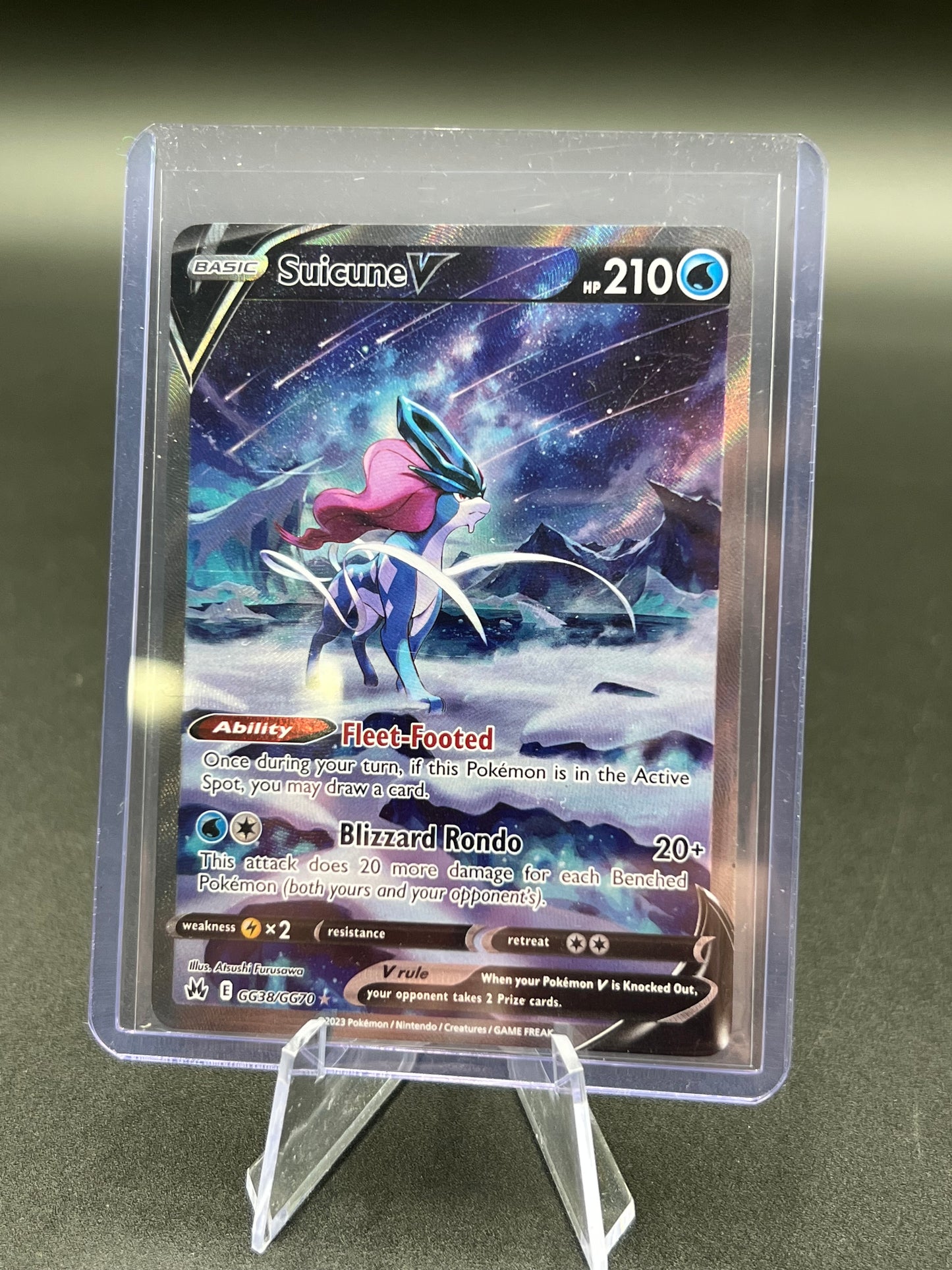 Suicune V - Crown Zenith: Galarian Gallery (CRZ:GG) GG38/GG70 Pokémon TCG