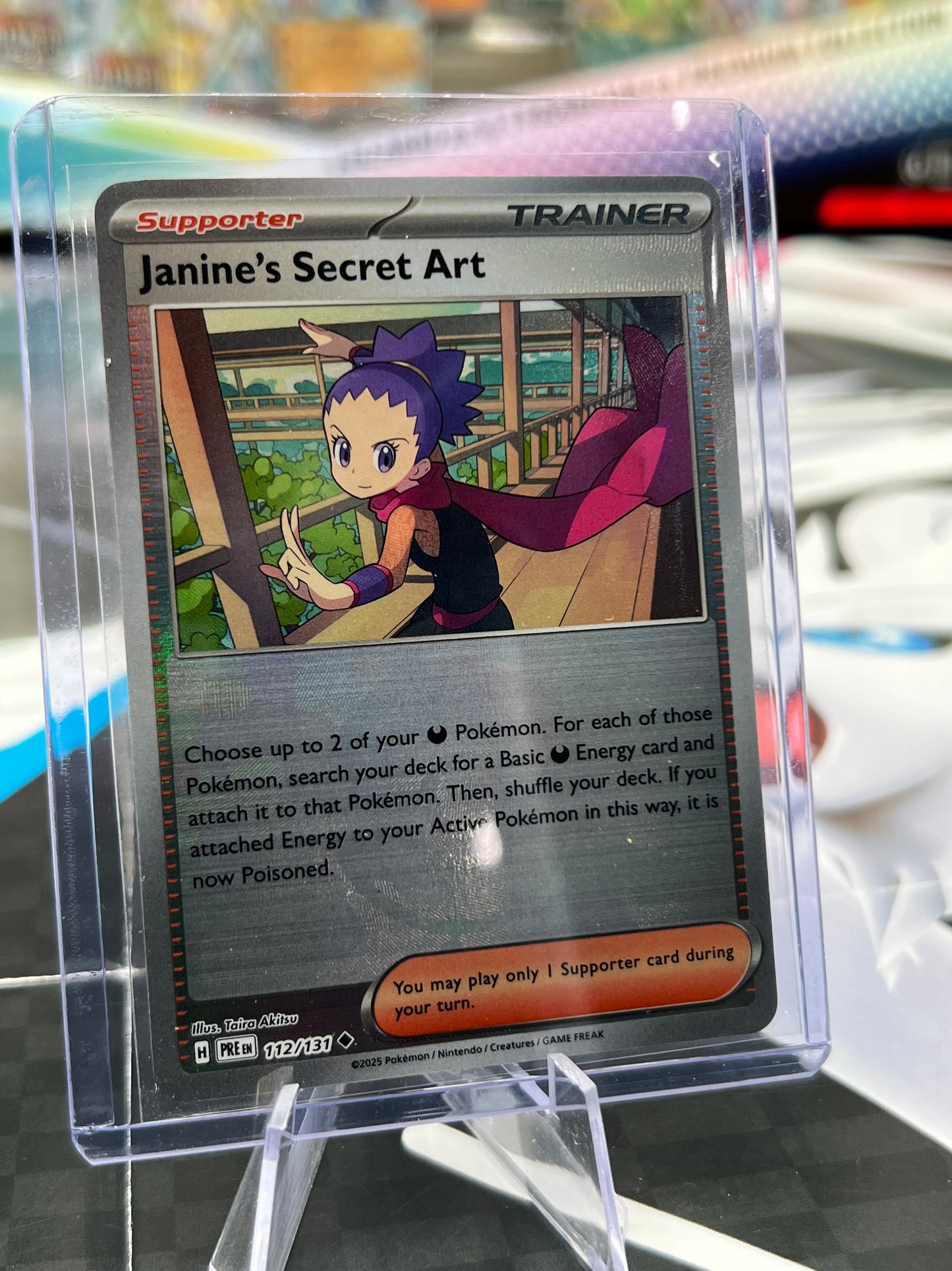 Janine's Secret Art - 112/131 (Poke Ball Pattern) - SV: Prismatic Evolutions (PRE) POKÉMON TCG