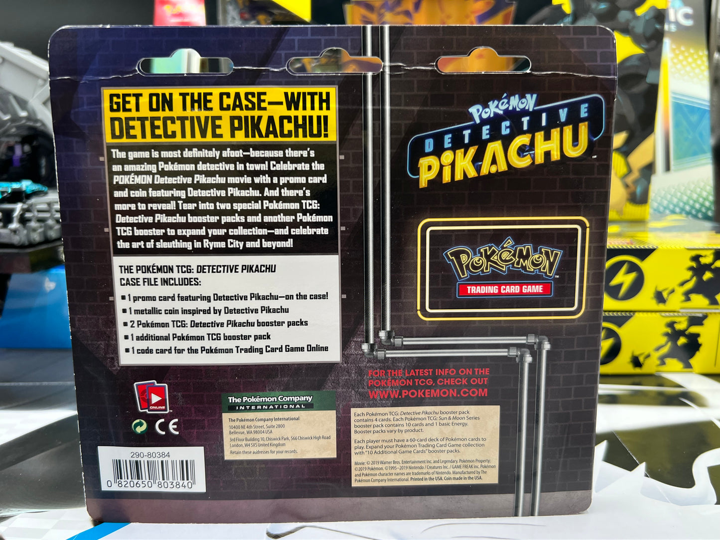 Detective Pikachu Case File - Detective Pikachu (DEP) Pokémon TCG
