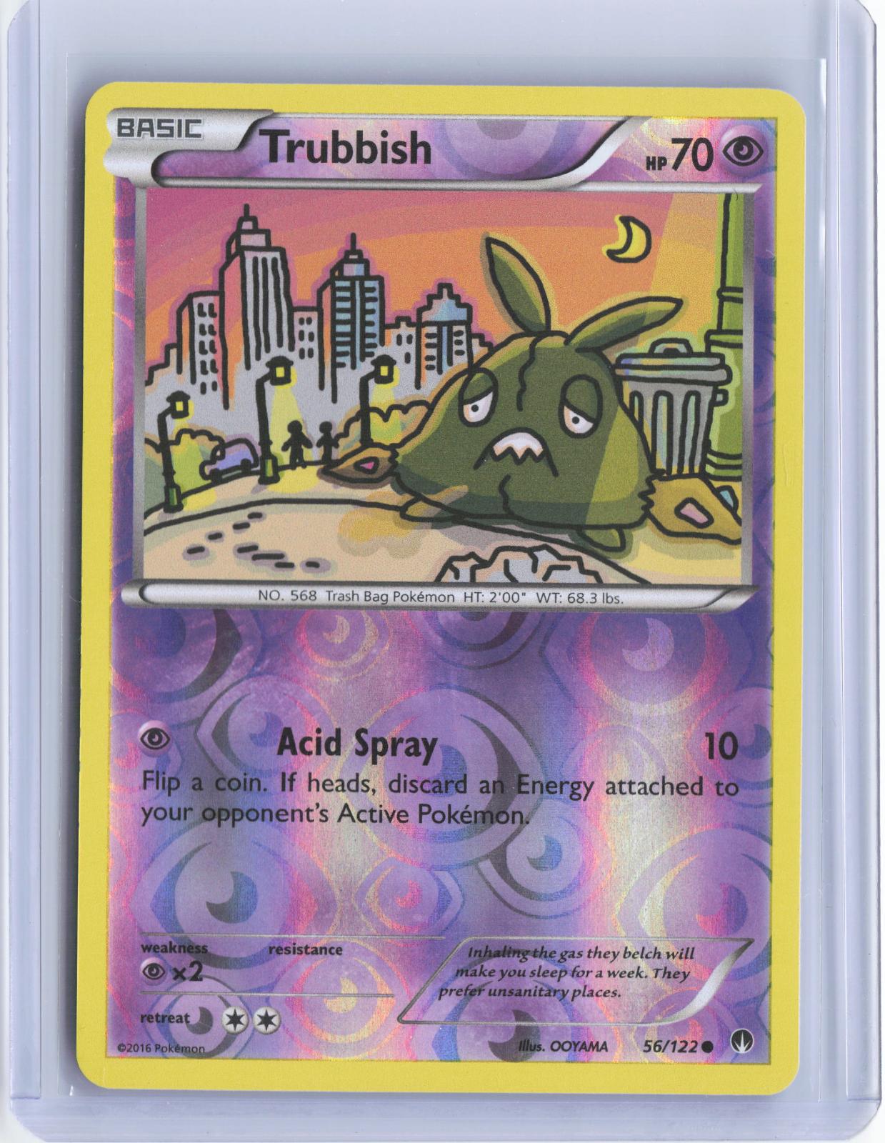 Trubbish 56/122 Common BREAKpoint Pokemon Reverse Holo TCG Card