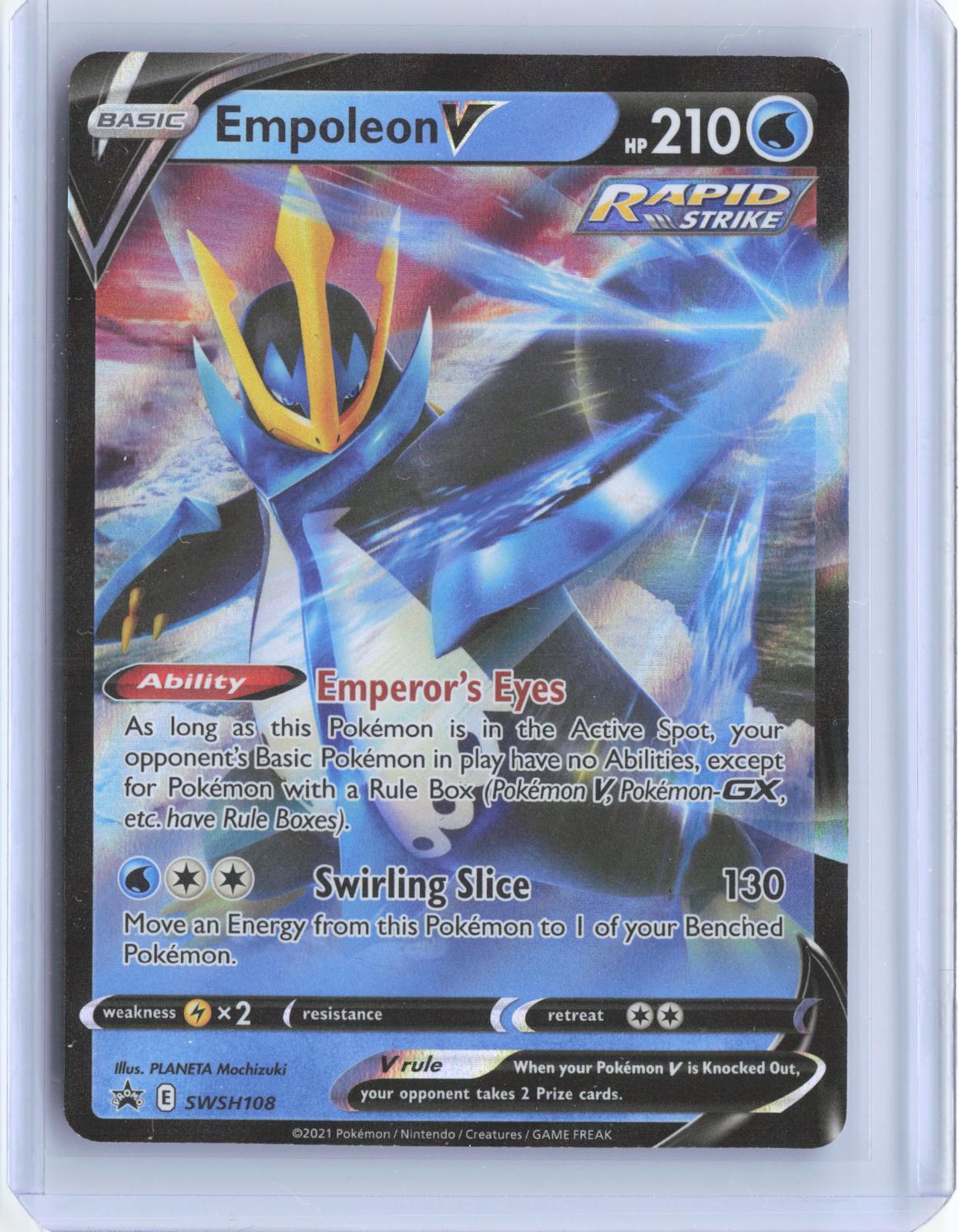 Empoleon V SWSH108 Holo Promo Sword & Shield Promo Pokemon TCG Card