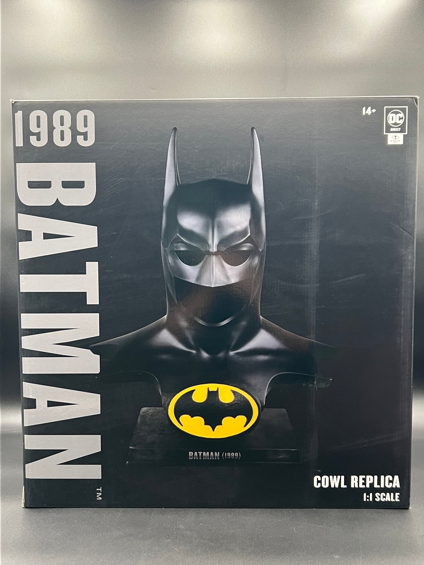 2024 McFarlane DC Direct - Batman 1989 Cowl Replica 1:1 Scale (24.5in/62.23cm)