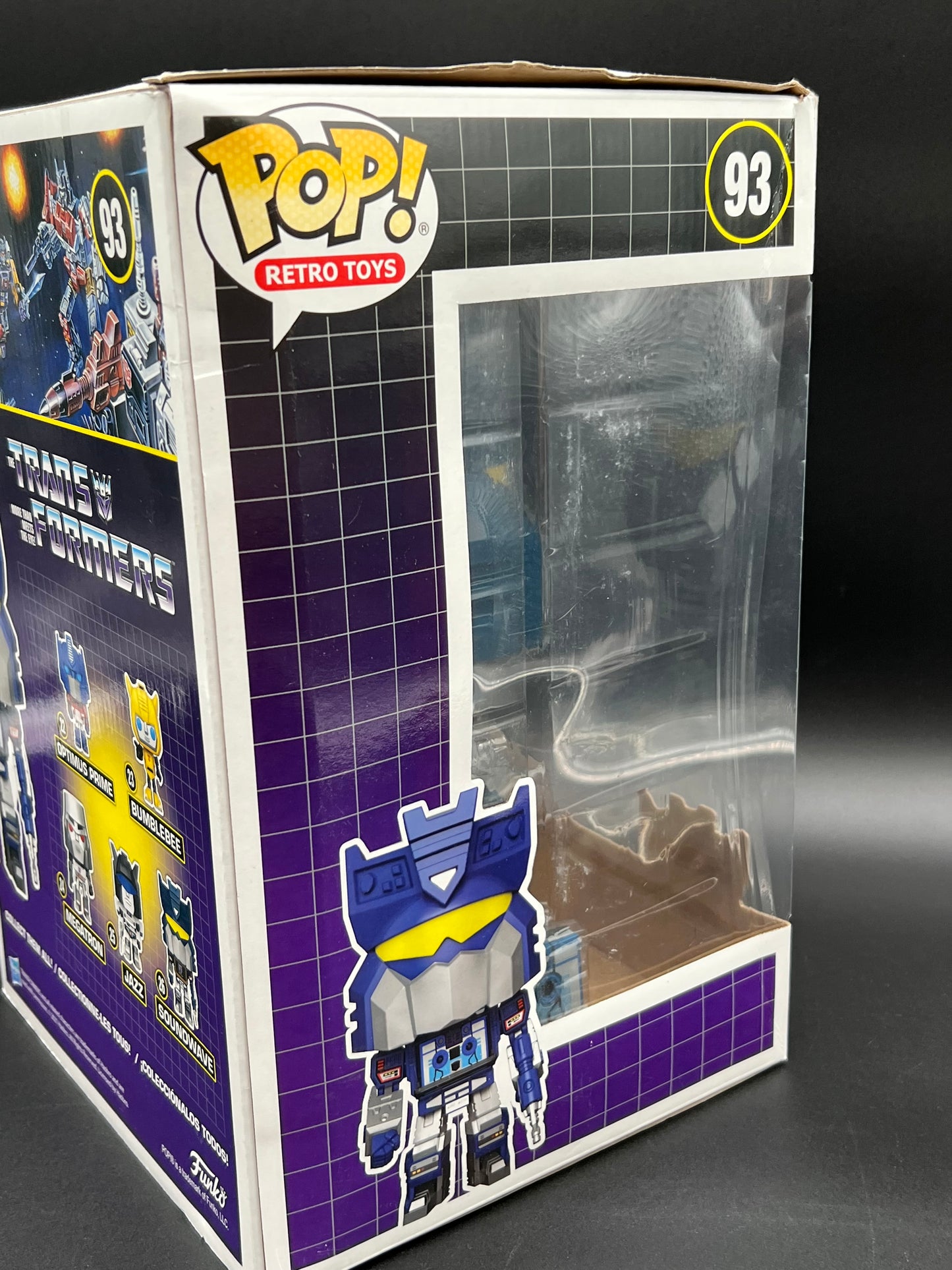 Funko Pop Retro Toys #93 - Transformers - Soundwave /w Tapes (Exclusive)