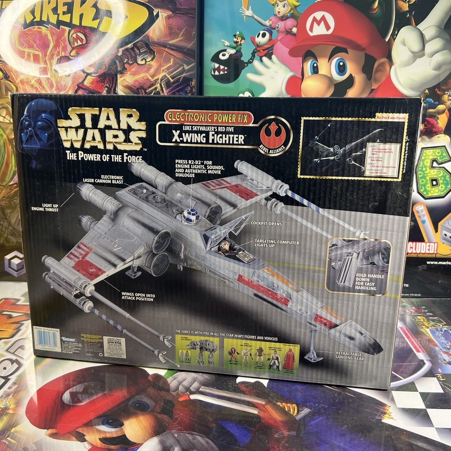 Power F/X X-Wing Fighter 1997 STAR WARS Power Of The Force POTF #2 Kenner
