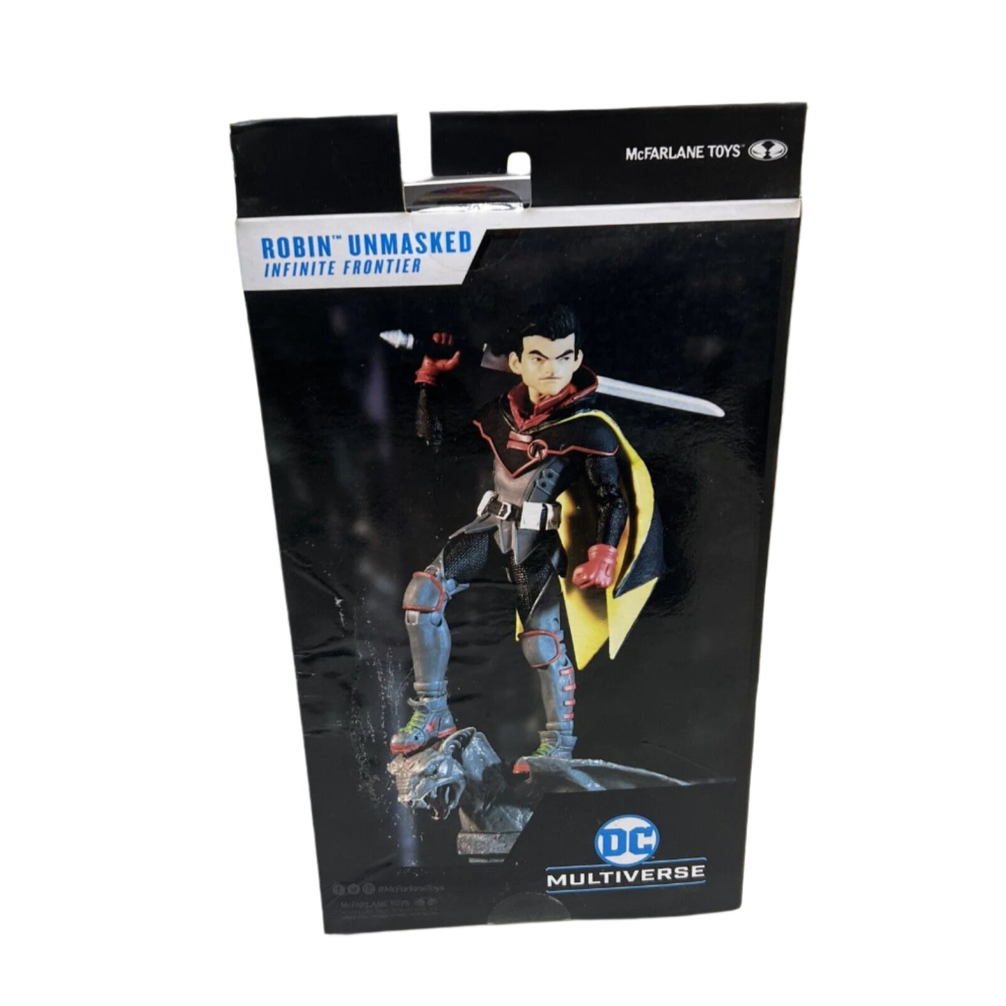 DC Multiverse Infinite Frontier ROBIN UNMASKED Gold Label McFarlane Toys 7” Inch