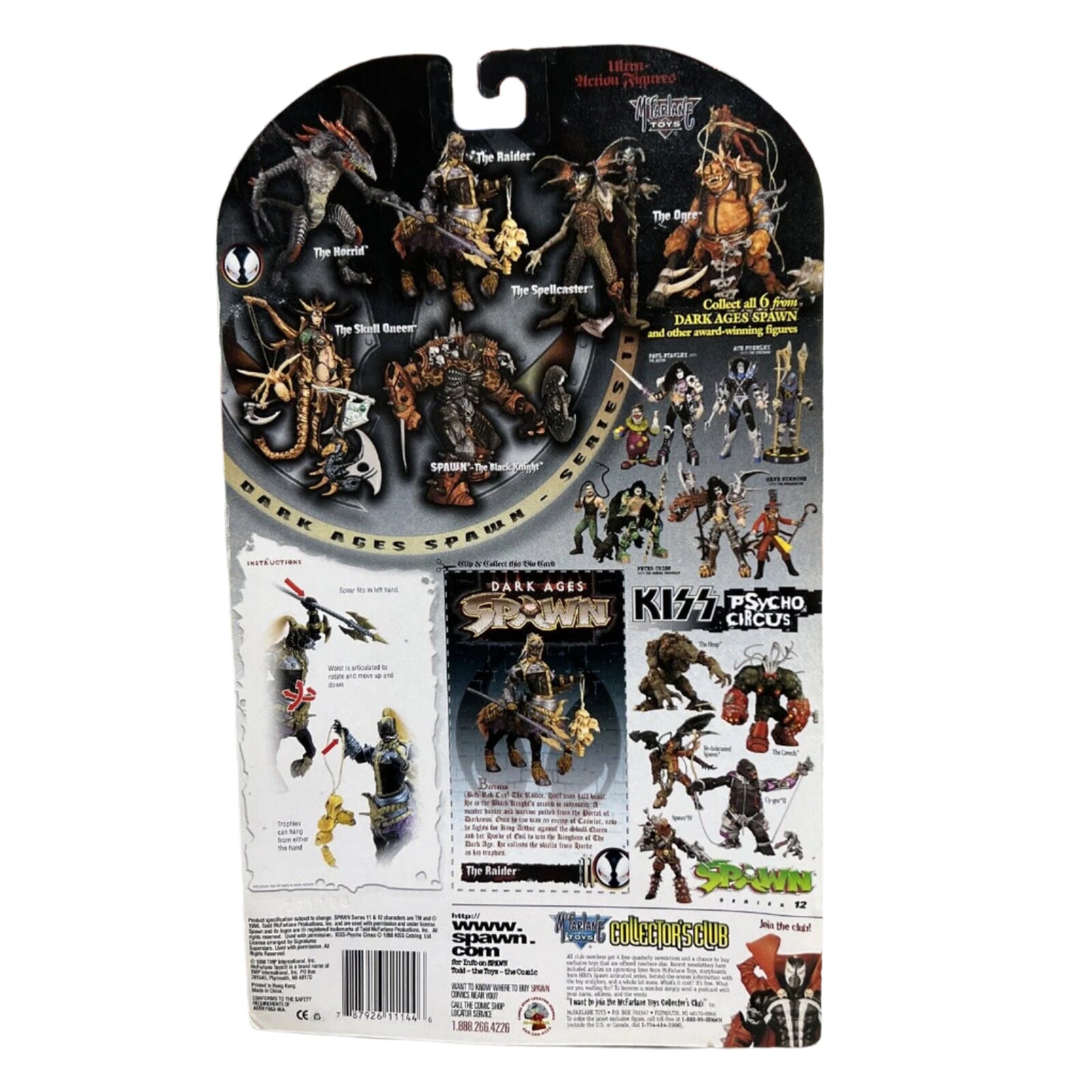 1998 McFarlane Toys Dark Ages Spawn Ultra Action Figure The Raider Series 11