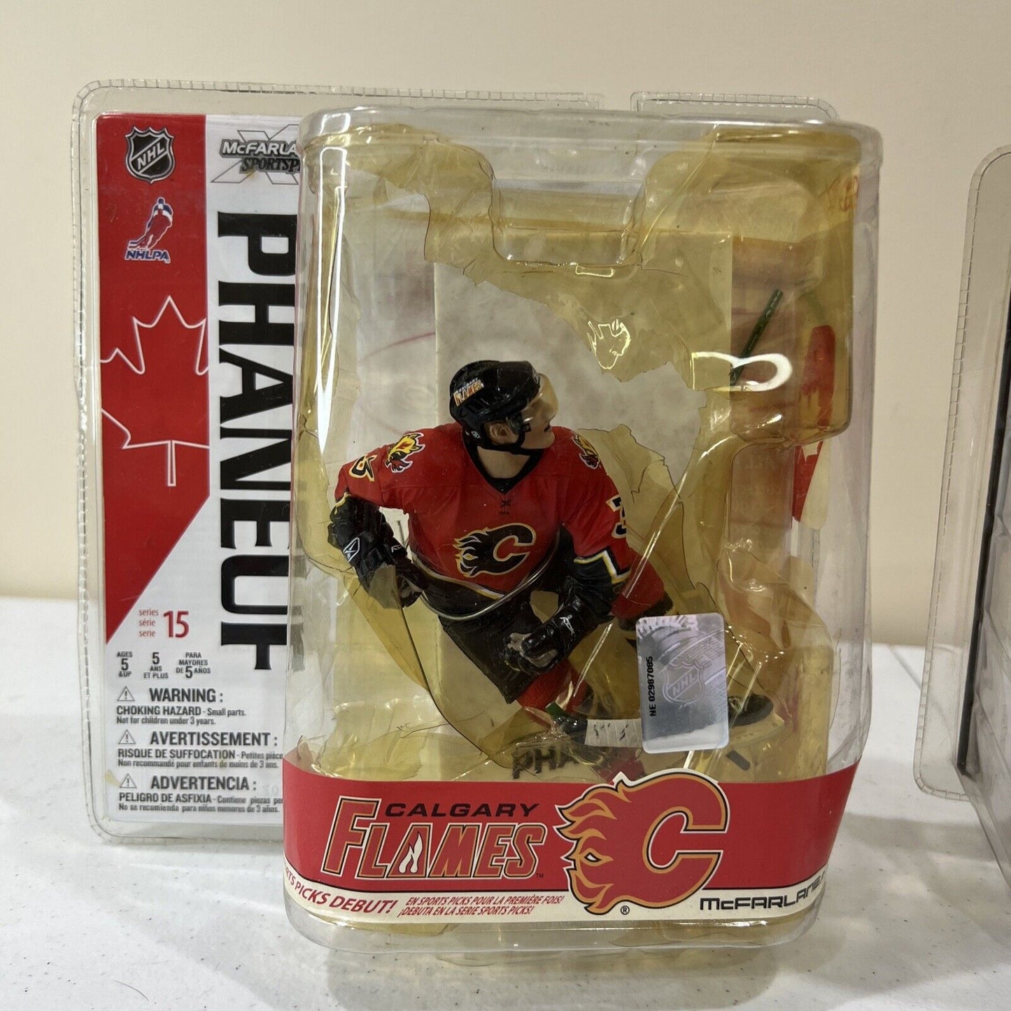 2 NHL MCFARLANE SPORTSPICKS HOCKEY DION PHANEUF & MATS SUNDIN
