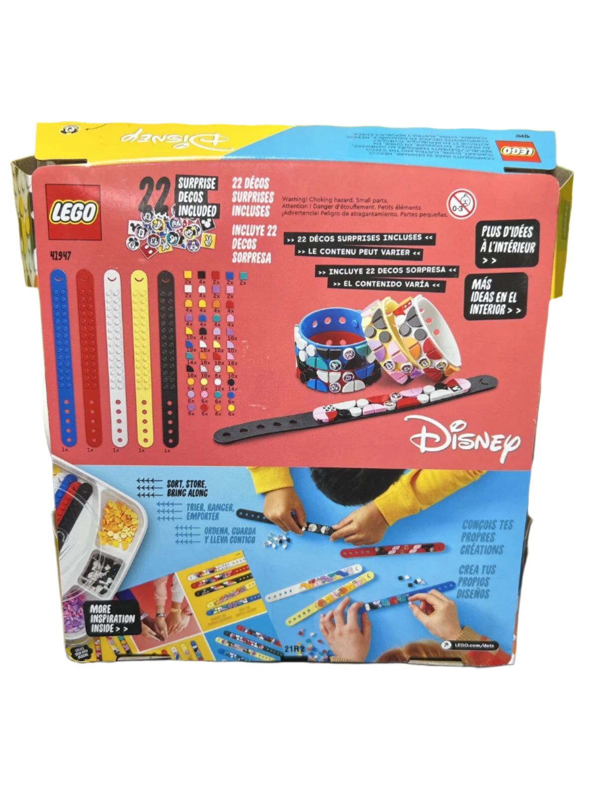 LEGO DOTS: Mickey and Friends Bracelets Mega Pack (41947)