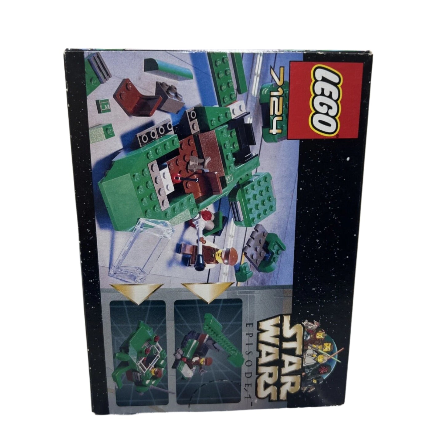 Lego Star Wars #7124 Flash Speeder 105 pcs. 2000 NIB Sealed Episode 1 Vintage