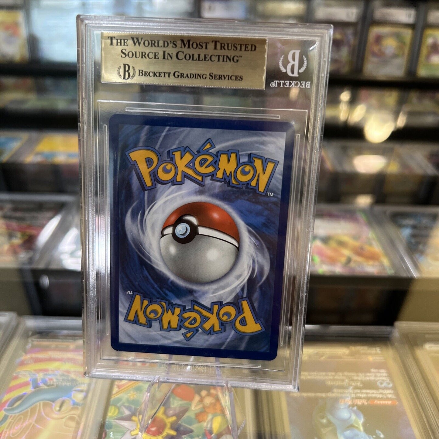 Beckett GEM MINT 9.5 Pokémon Snorlax VMAX Sword & Shield 206/202 Secret Rare