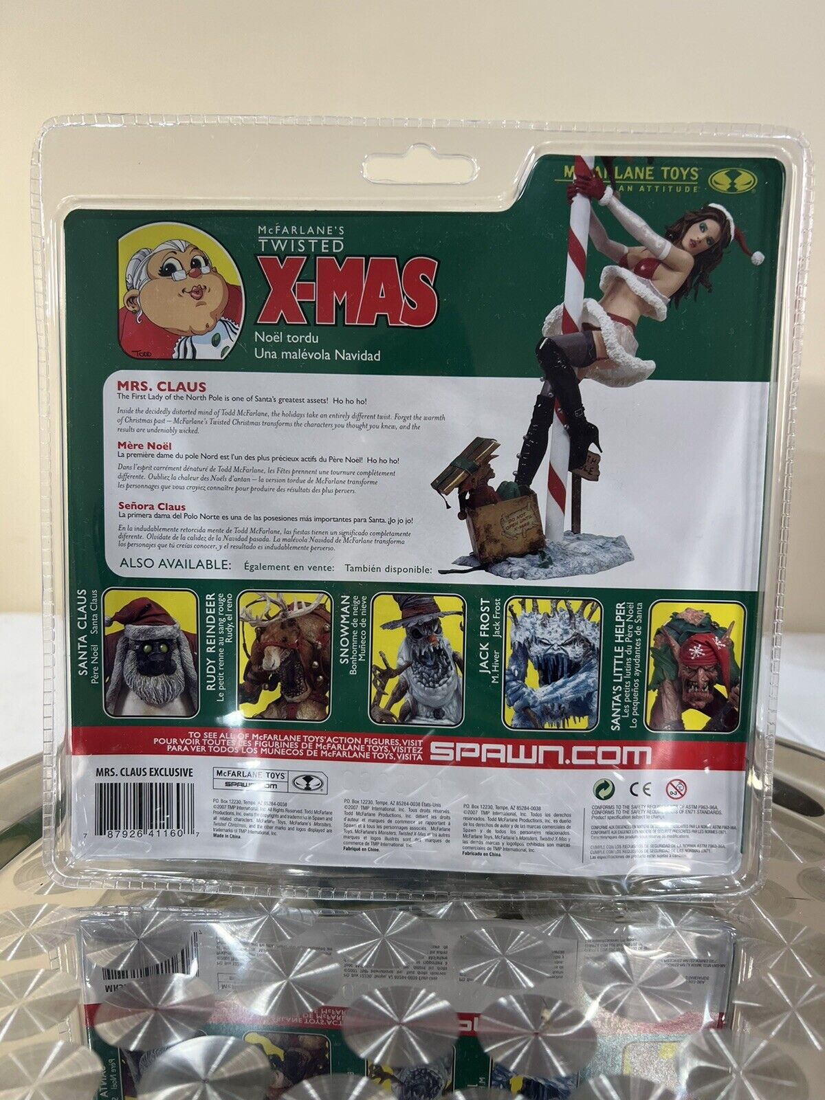 2007 Mcfarlane's Twisted X-Mas Mrs. Claus Blonde Variant Sealed NIP 1