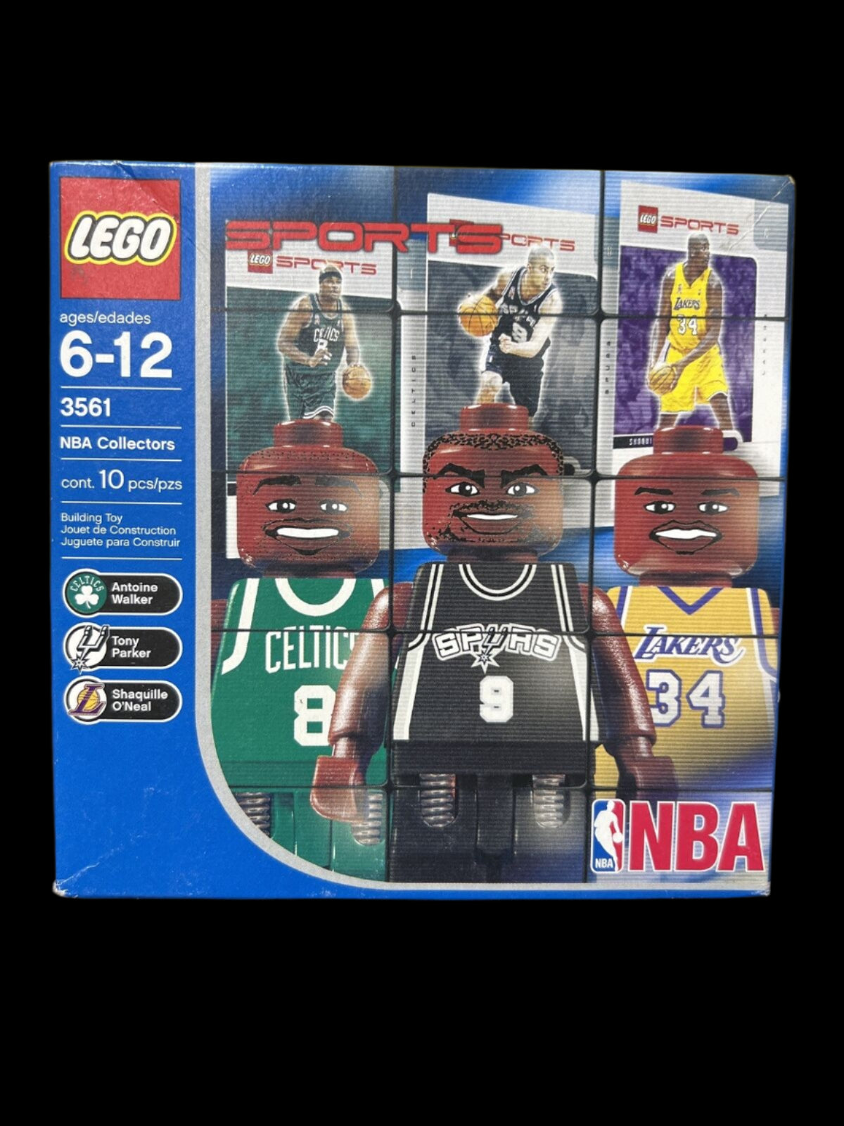 LEGO Sports: NBA Collectors #2 (3561) Shaquile O’Neal Antoine Walker Tony Parker