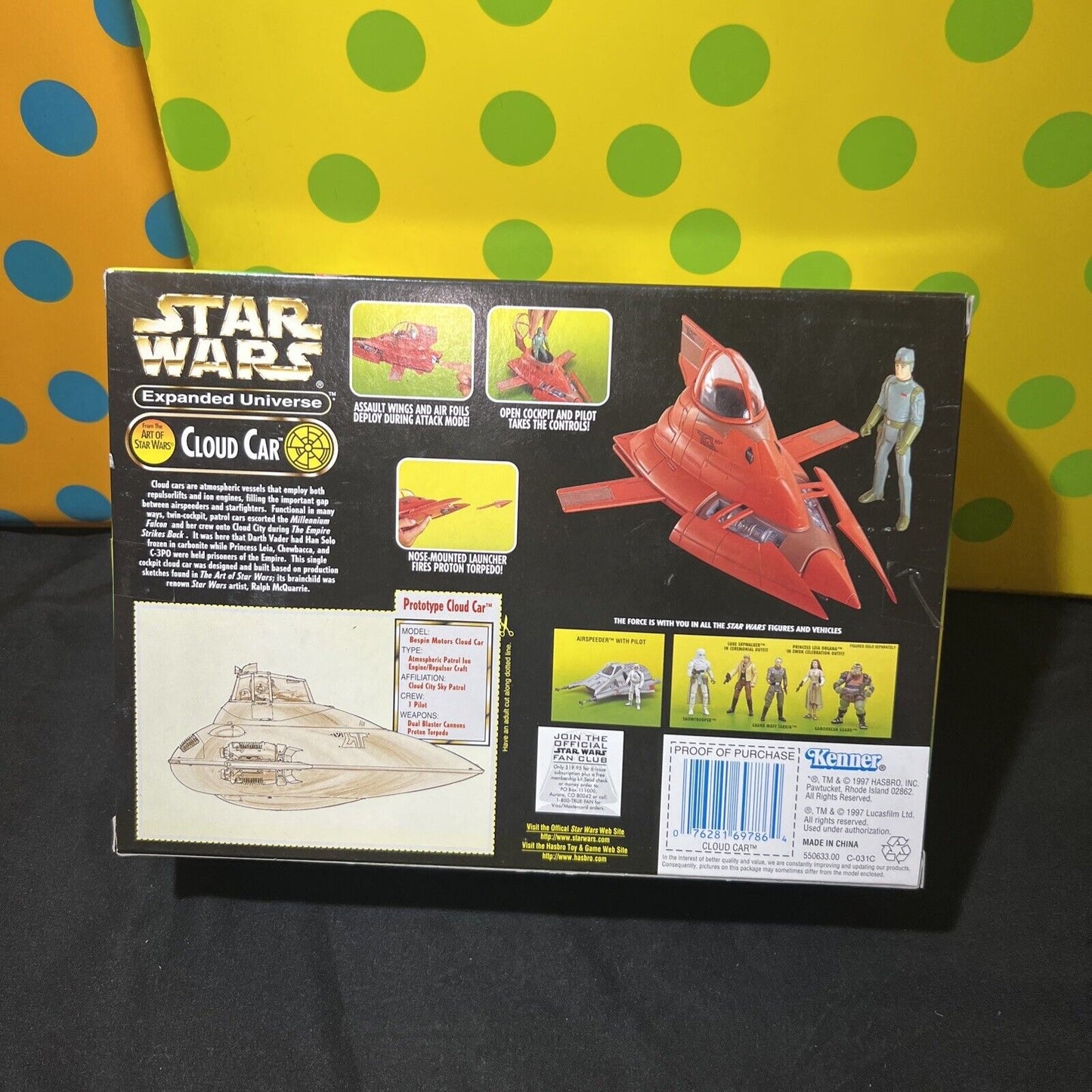 Star Wars Cloud Car Expanded Universe Power Of The Force Kenner 1997 Kennee 1013