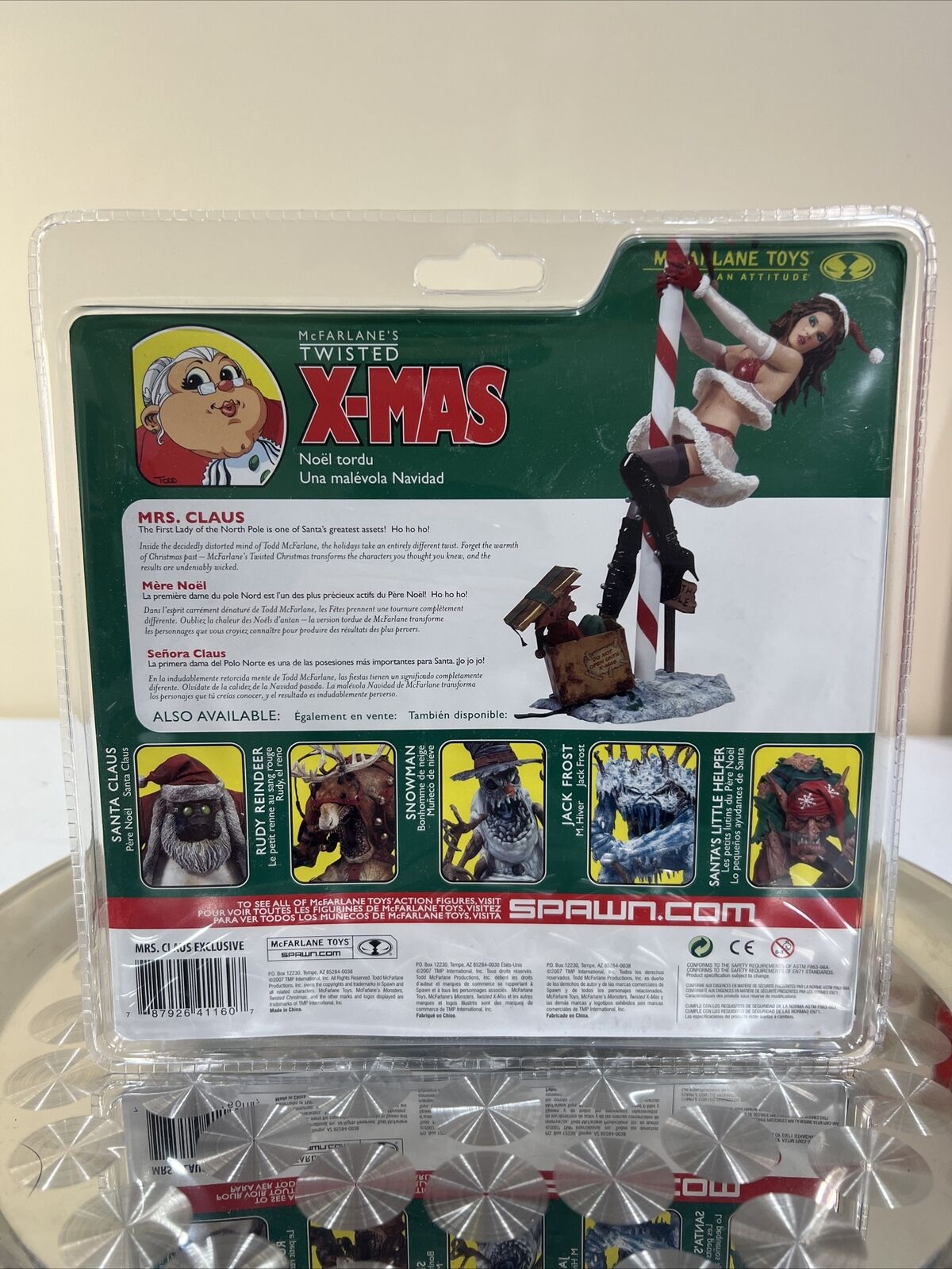 2007 Mcfarlane's Twisted X-Mas Mrs. Claus Blonde Variant Sealed NIP