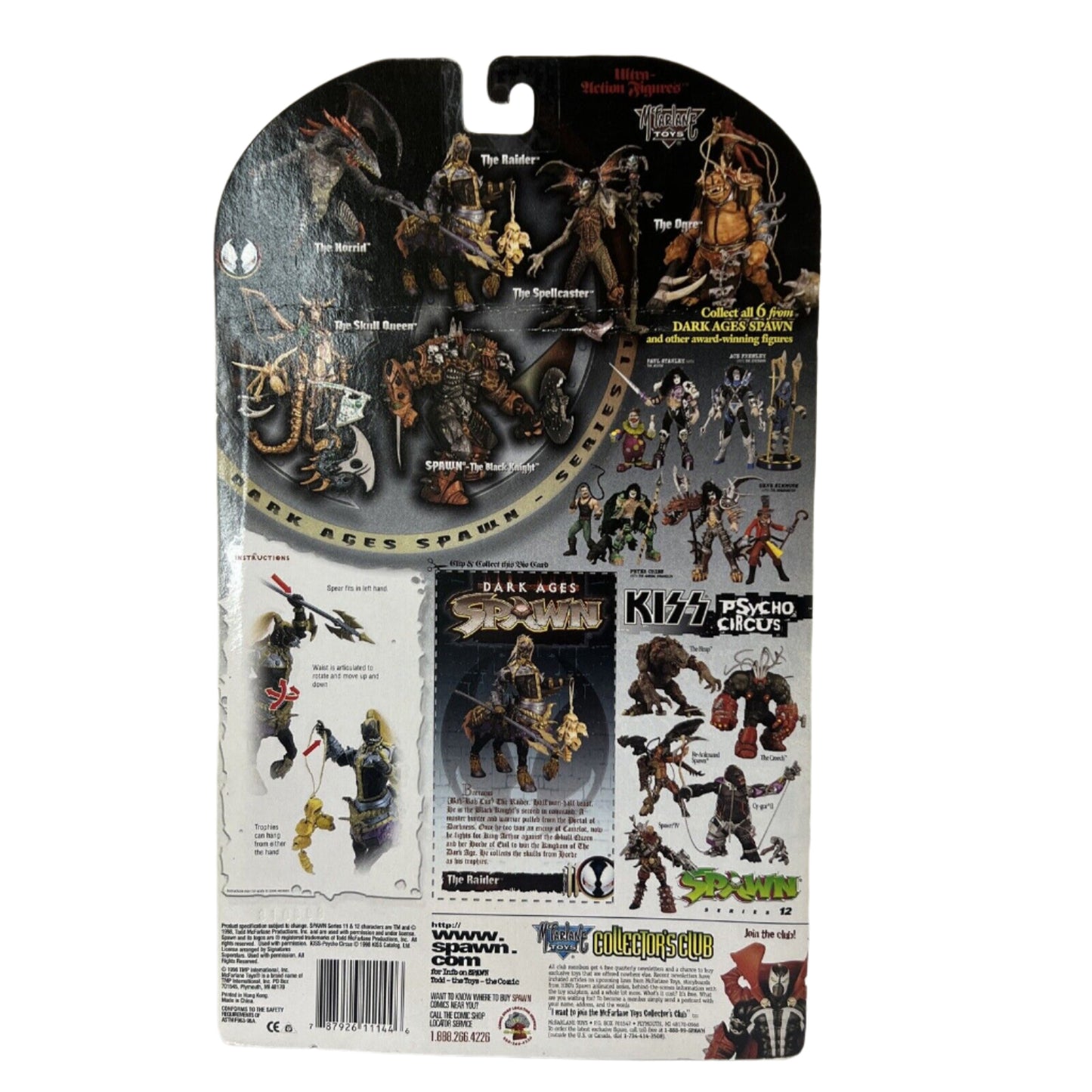 1998 McFarlane Toys Dark Ages Spawn Ultra Action Figure The Raider Series 11, NM