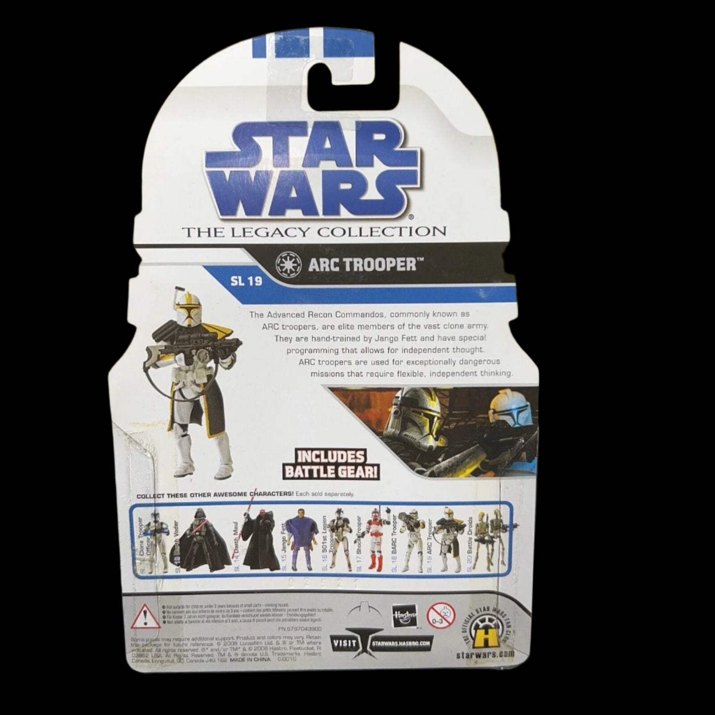 Hasbro Star Wars Clone Wars Saga Legends Arc Trooper Action Figure