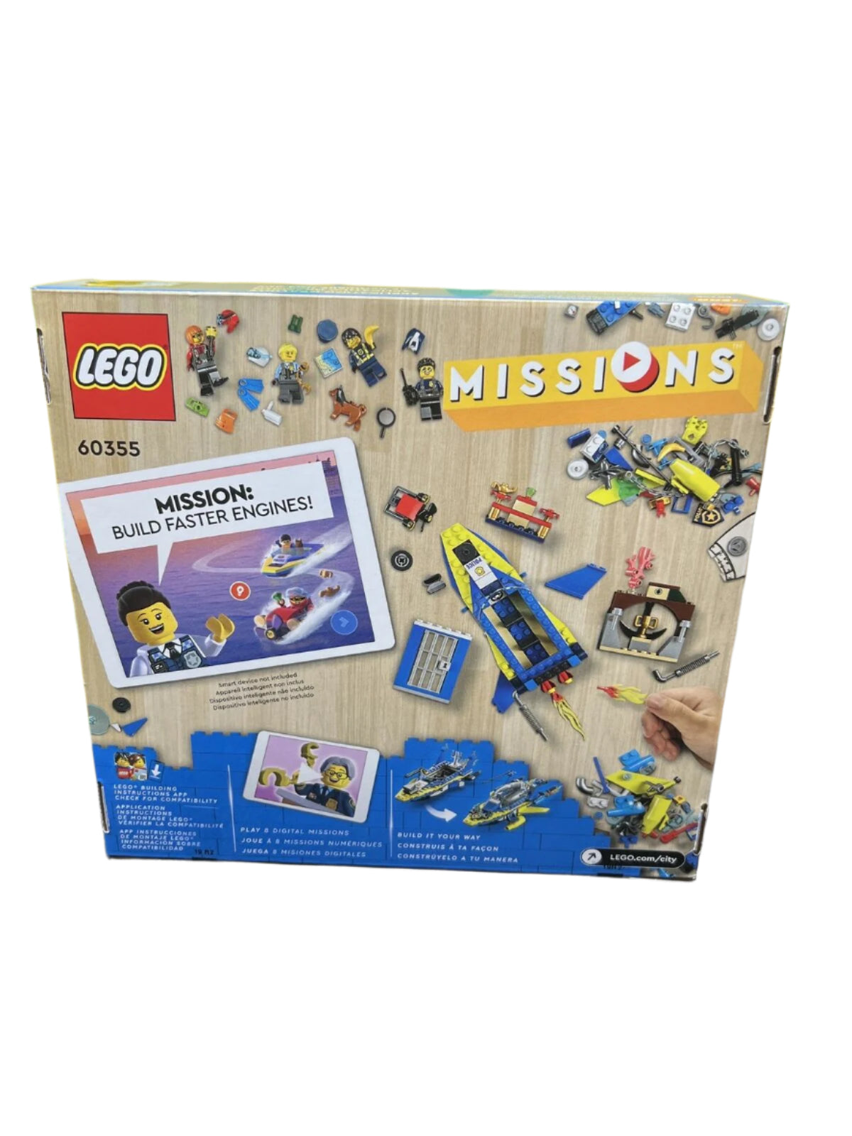 LEGO CITY: Water Police Detective Missions 60355 (Damaged Box)
