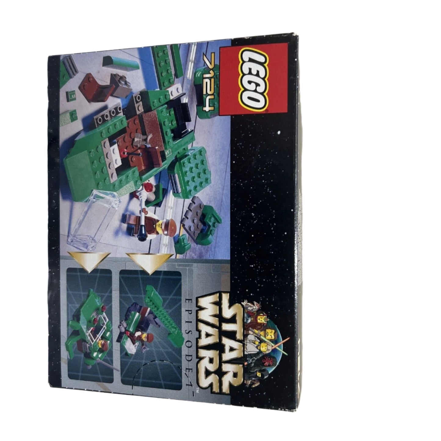 Lego Star Wars #7124 Flash Speeder 105 pcs. 2000 NIB Sealed Episode 1 Vintage